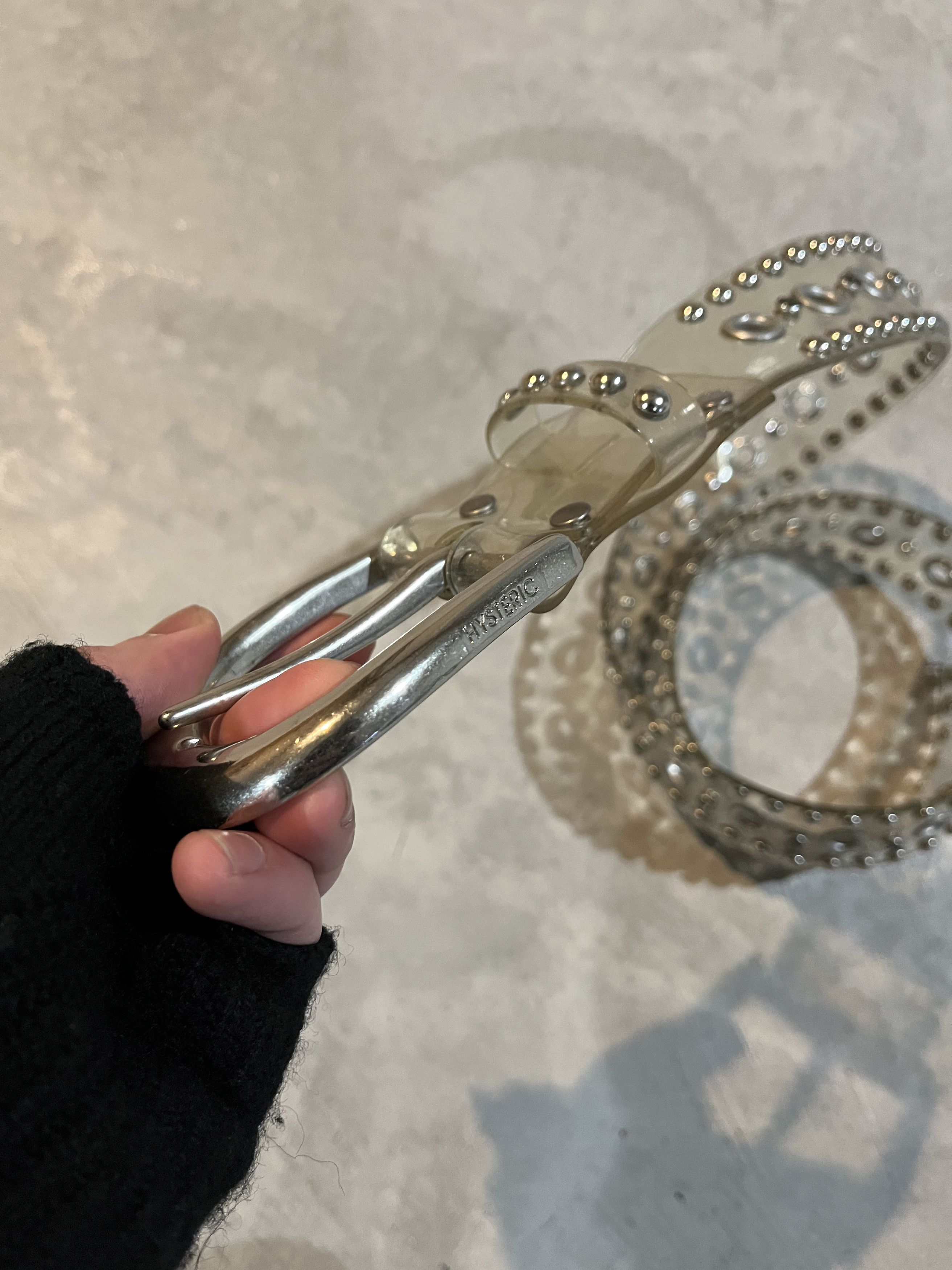 Hysteric Glamour Clear PVC Swarvoski Studded belt Size ONE SIZE - 3 Thumbnail
