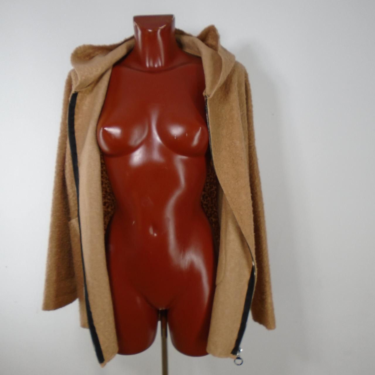 Vintage Women's Coat New Collection. Brown. L. Used. Good Size L / US 10 / IT 46 - 10 Thumbnail