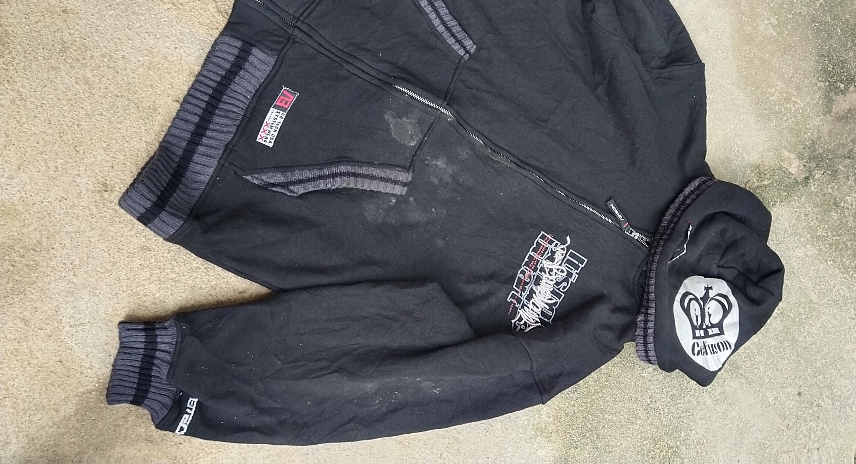 Japanese Brand Final Drop Rare Ab Tech Hoodies Size US XL / EU 56 / 4 - 6 Thumbnail