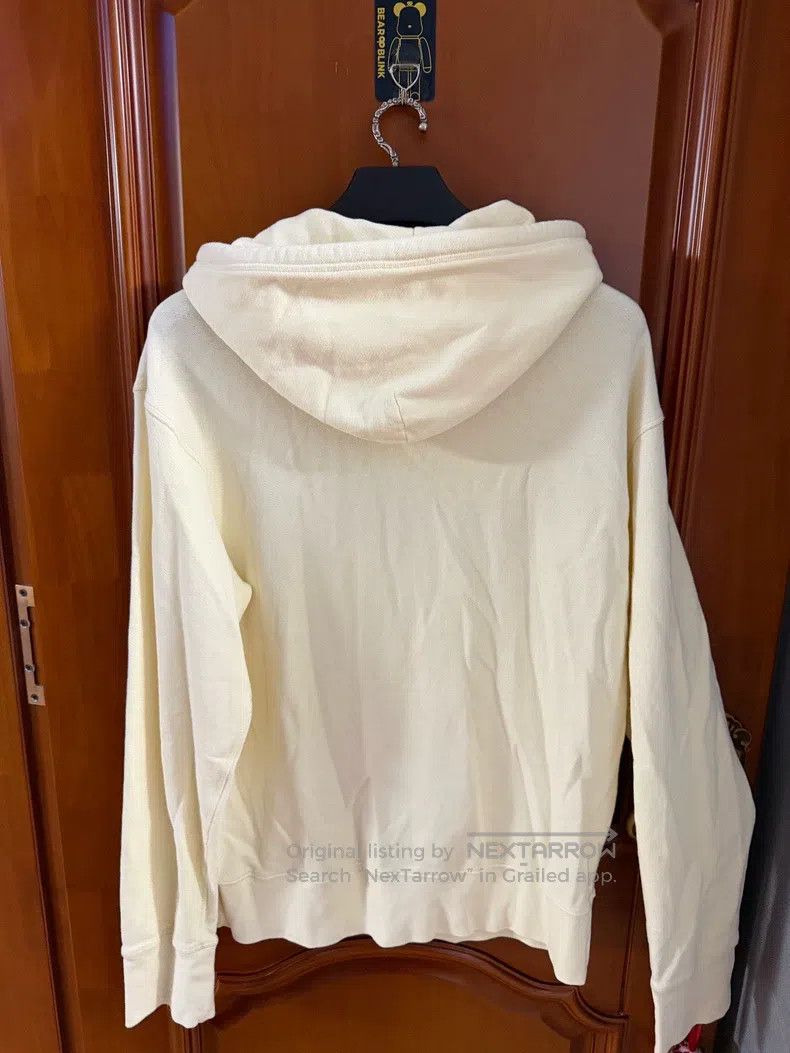 Loewe Loewe Paula's Letter Hooded Sweatshirt, Beige Size L / US 10 / IT 46 - 2 Thumbnail