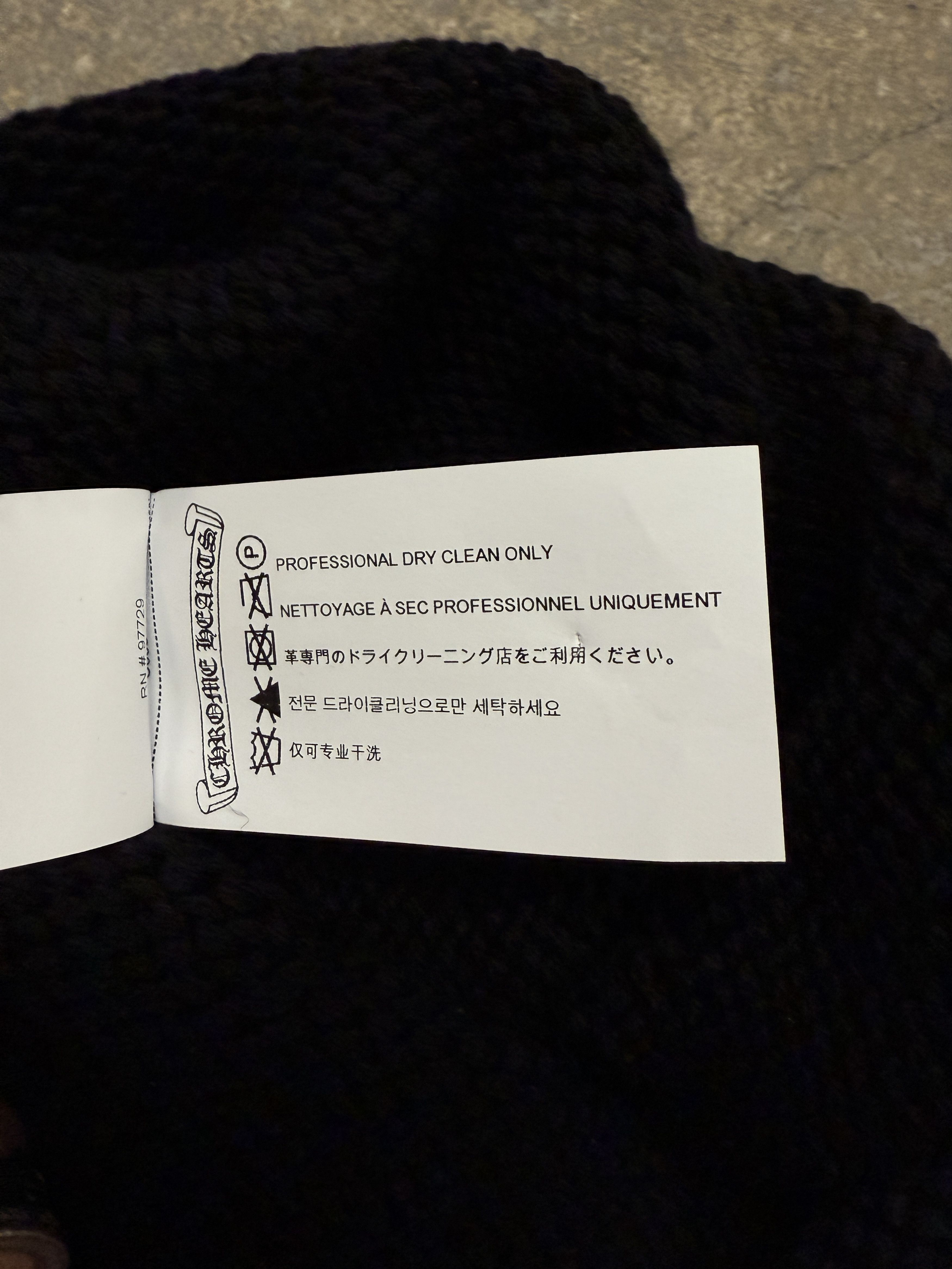 Chrome Hearts CH CASHMERE CROSS WEAVE BEANIE Size ONE SIZE - 7 Thumbnail