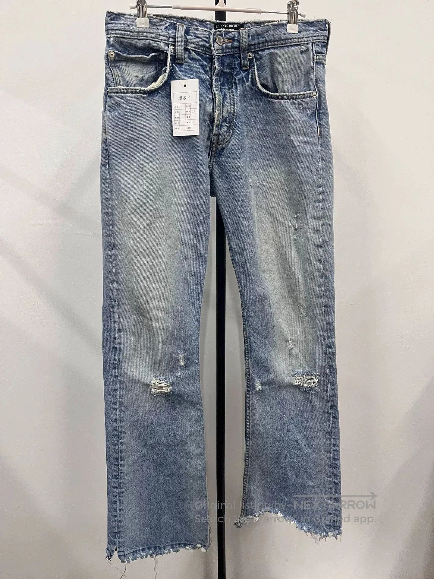 Enfants Riches Deprimes Enfants Riches Deprimes Distressed Blue Denim Pants. Size US 29 - 1 Thumbnail