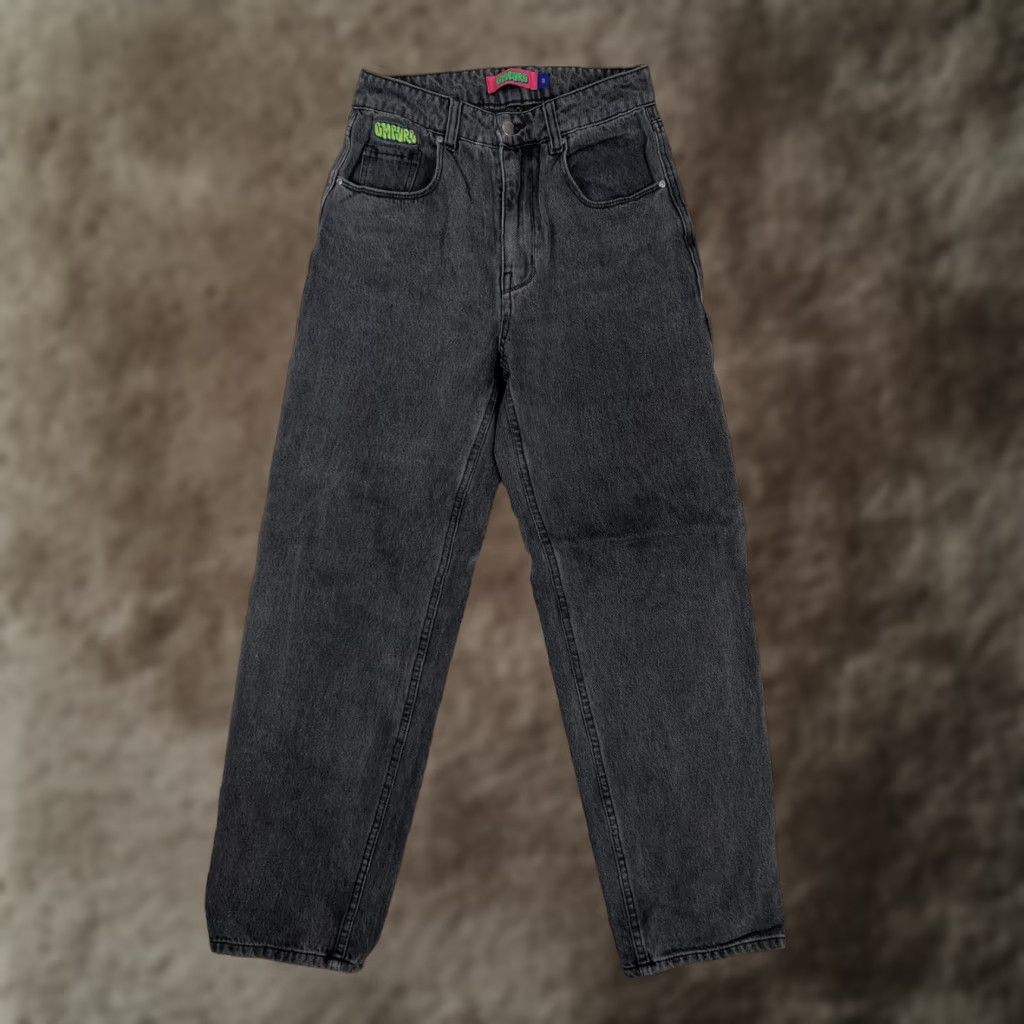 Empyre Empyre Women's 3 Black Carpenter Denim Jeans Workwear Pants Size 26" / US 2 / IT 38 - 1 Thumbnail