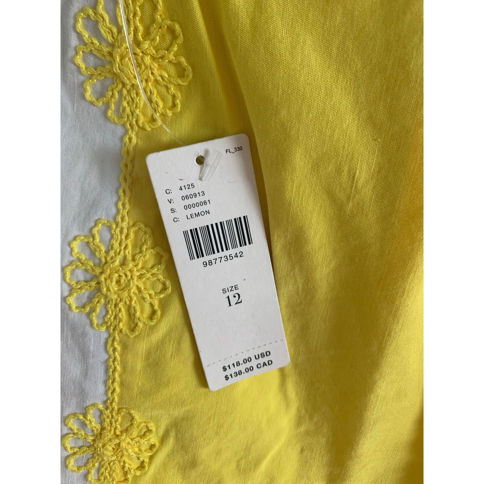 Anthropologie NWT Anthropologie Maeve Surf City Linen Embellished Shorts Size 34" / US 12 / IT 48 - 7 Thumbnail