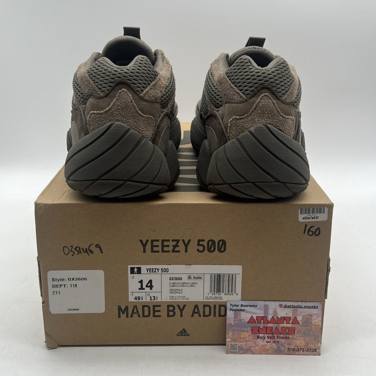 Adidas Yeezy 500 brown clay Size US 14 / EU 47 - 3 Thumbnail