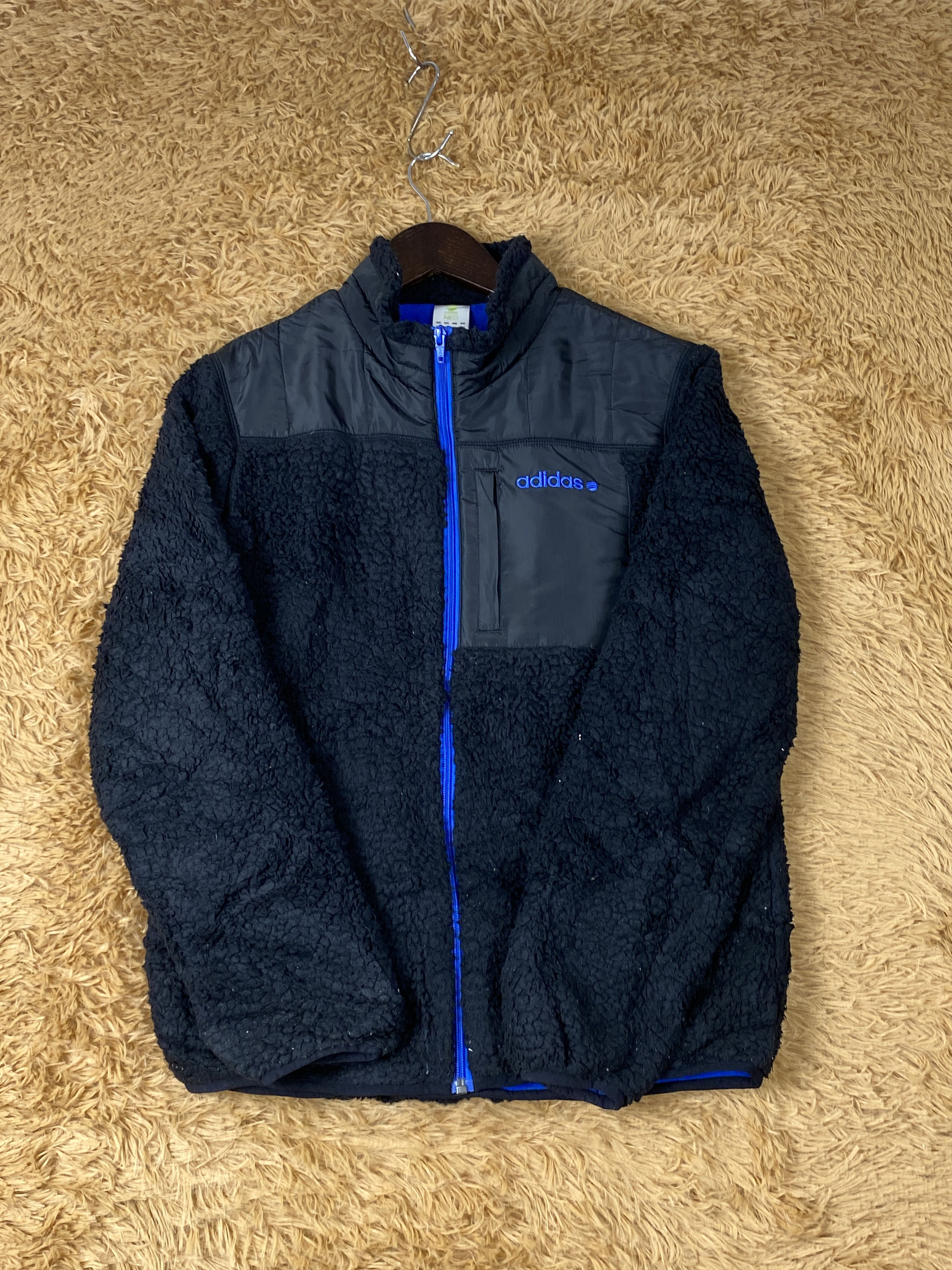 Adidas Vintage Adidas Neo Fleece Zip Up Jacket J1890 Size US S / EU 44-46 / 1 - 4 Thumbnail