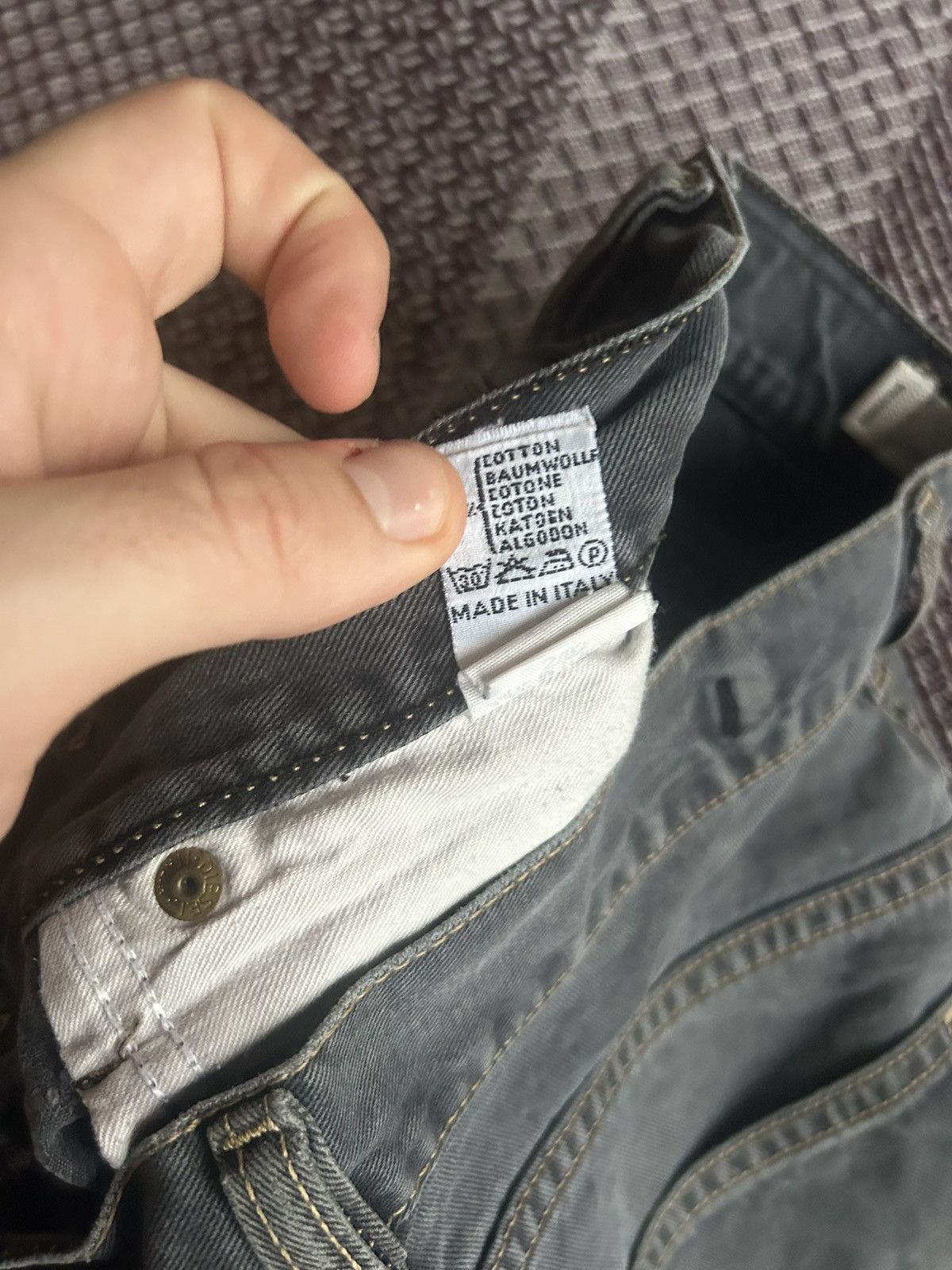 Diesel Vintage Diesel Archive Distressed Jeans 90s Thrashed Size 31 Size US 31 - 16 Thumbnail