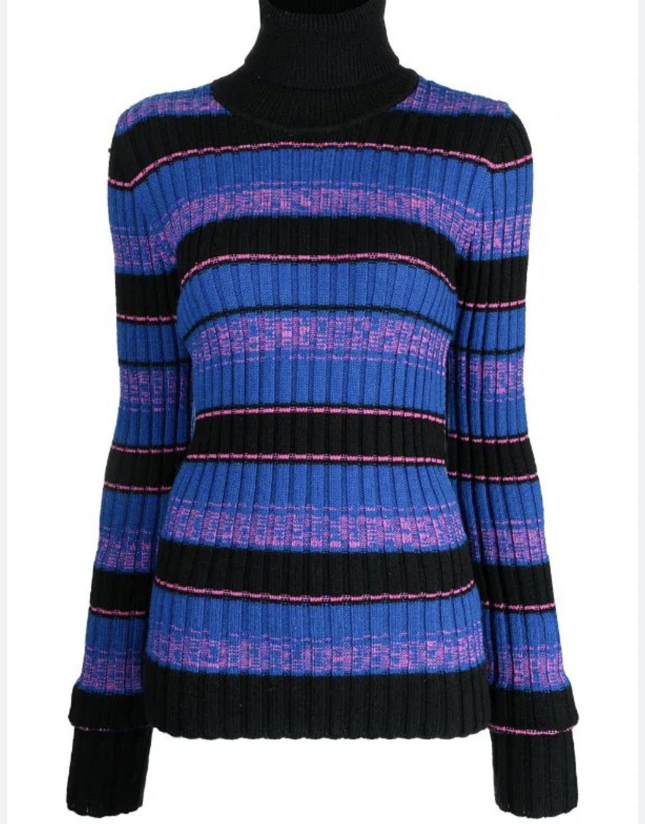 Maison Margiela 🌈 Maison Margiela four stitches color stripped knit top Size M / US 6-8 / IT 42-44 - 4 Thumbnail