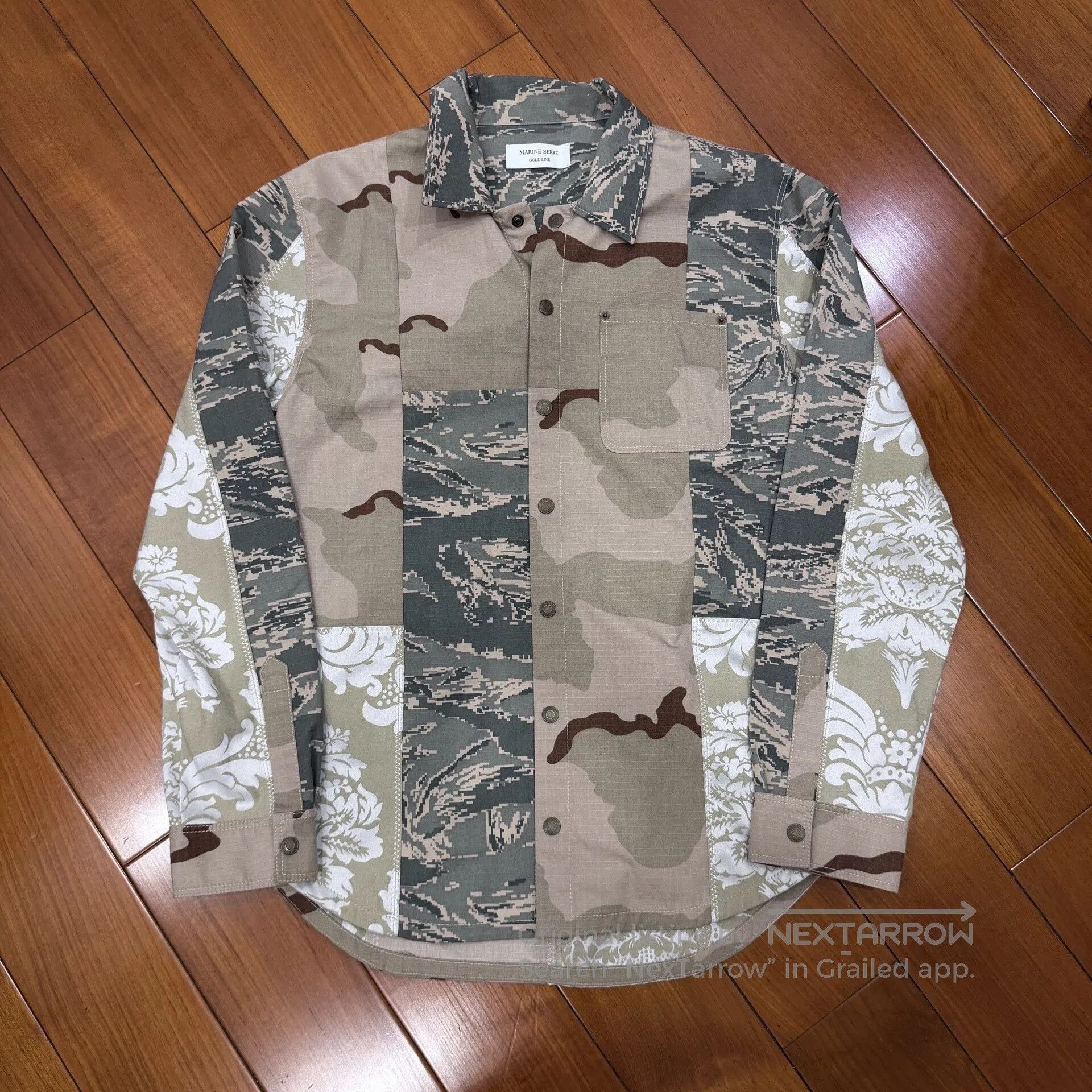 Marine Serre Marine Serre Camo Floral Shirt Jacket. Size US M / EU 48-50 / 2 - 1 Thumbnail