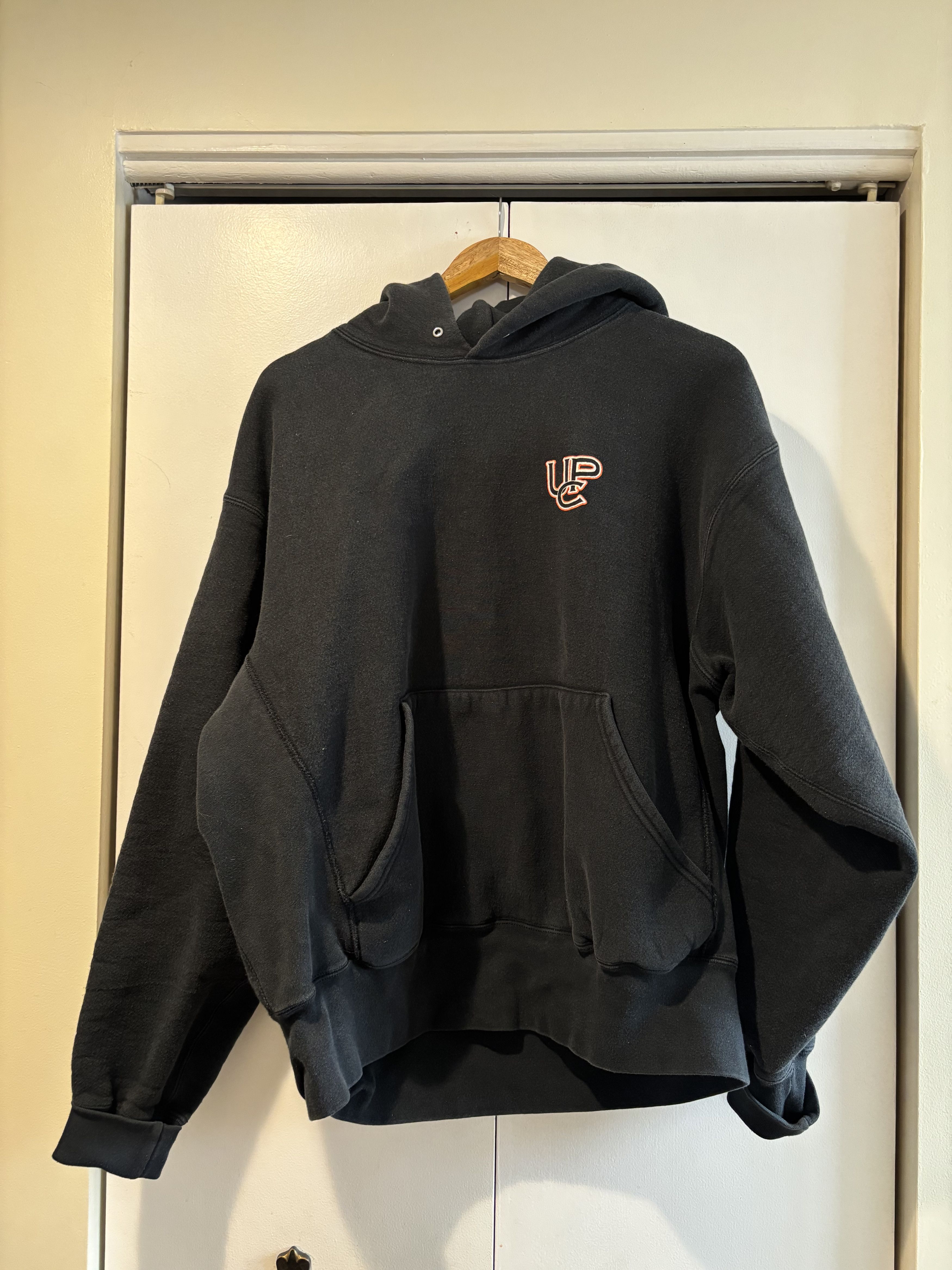 Lee Vintage Lee Crossgrain Black Hoodie Size US XL / EU 56 / 4 - 4 Thumbnail