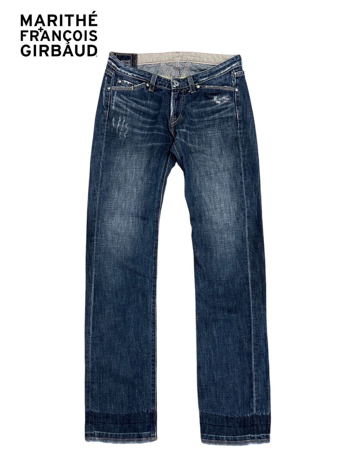 Marithe + Francois Girbaud 2000 Marithe + Francois Girbaud Wash Denim Jeans Size US 28 / EU 44 - 1 Thumbnail