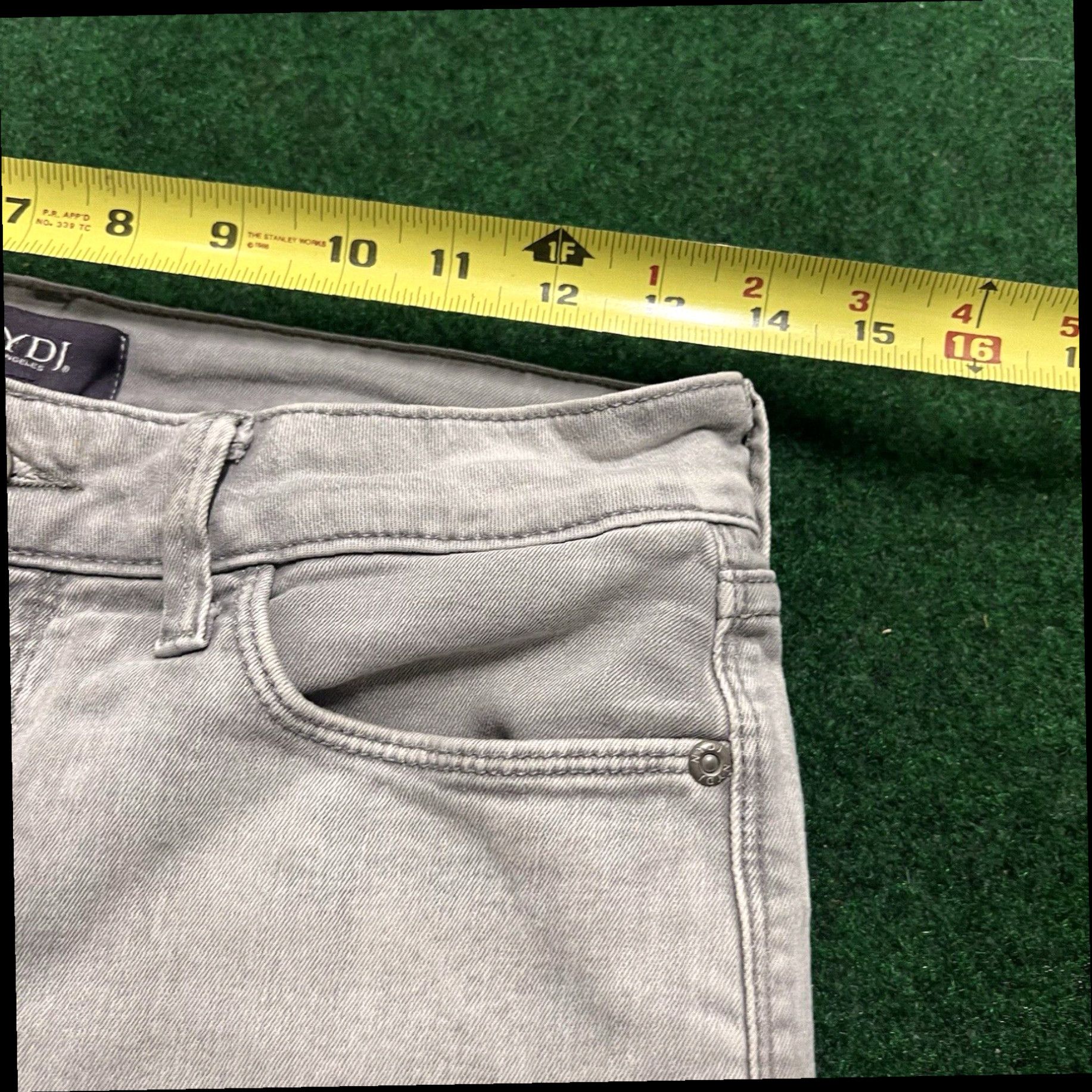 NYDJ NYDJ Womens Blue Alina Pull-On Ankle Skinny Jeans Jegging Size 4 Gray Size 27" / US 4 / IT 40 - 6 Thumbnail