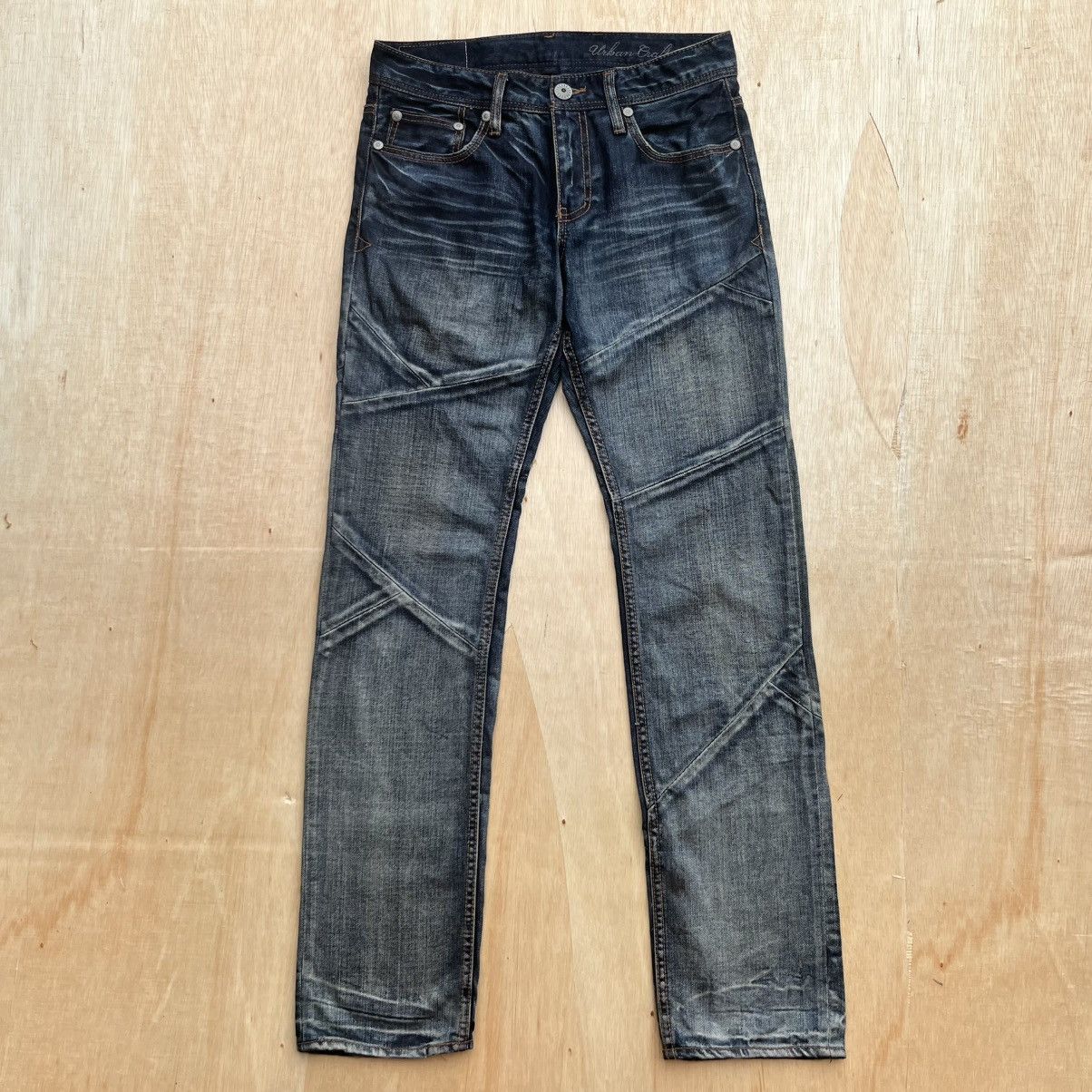 If Six Was Nine URBAN CRAFT JAPANESE BRAND DENIM DISTRESSED SLIM FIT Size US 31 - 1 Thumbnail