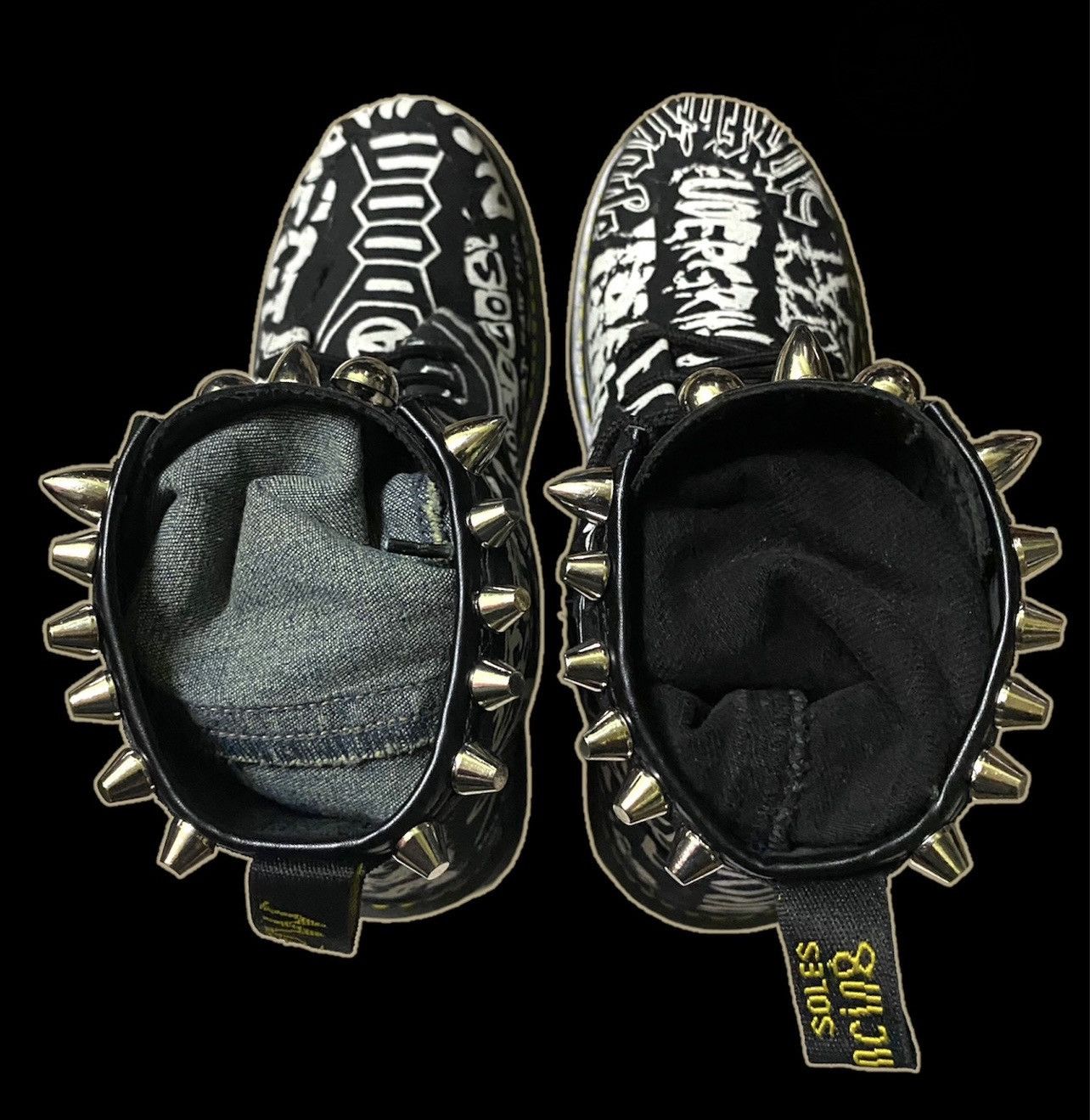 Designer × Other Custom Made Metal Punk Grindcore Boots Size US 8 / EU 41 - 6 Thumbnail