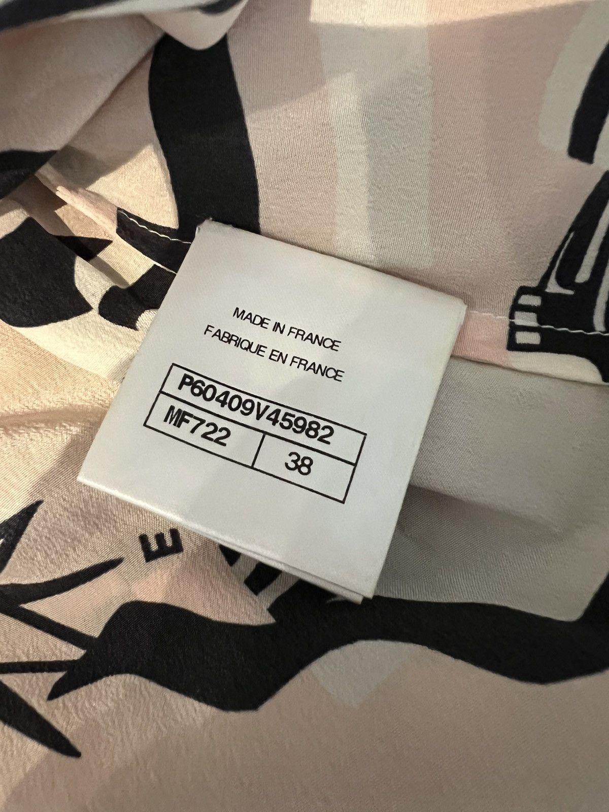 Chanel Chanel silk printed dress Size M / US 6-8 / IT 42-44 - 6 Thumbnail