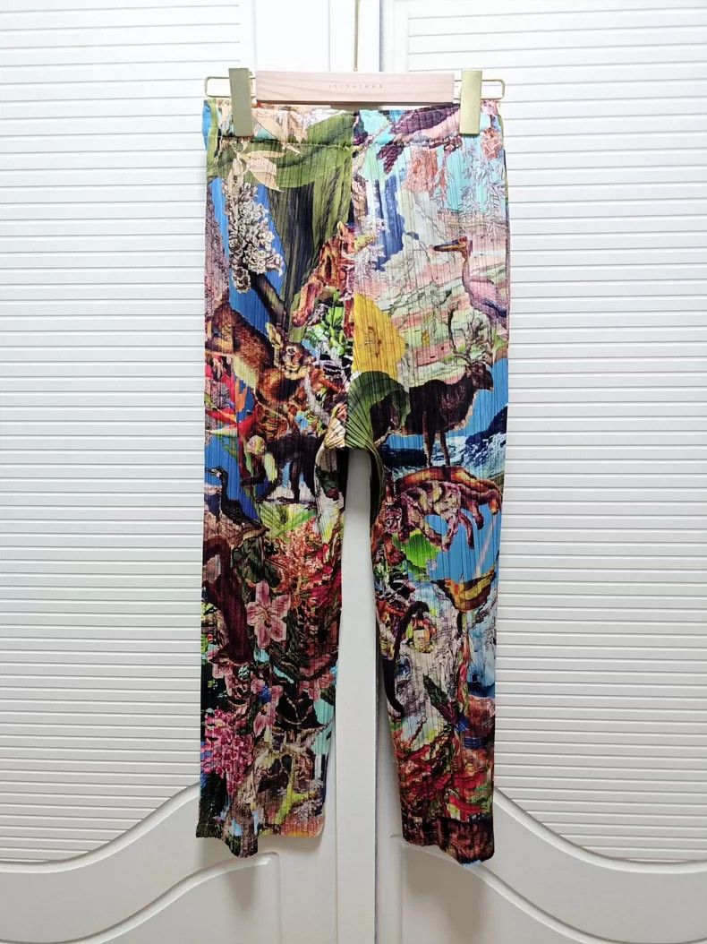 Issey Miyake Issey Miyake Animal series straight-leg pants Size 25" / US 0 / IT 36 - 5 Thumbnail