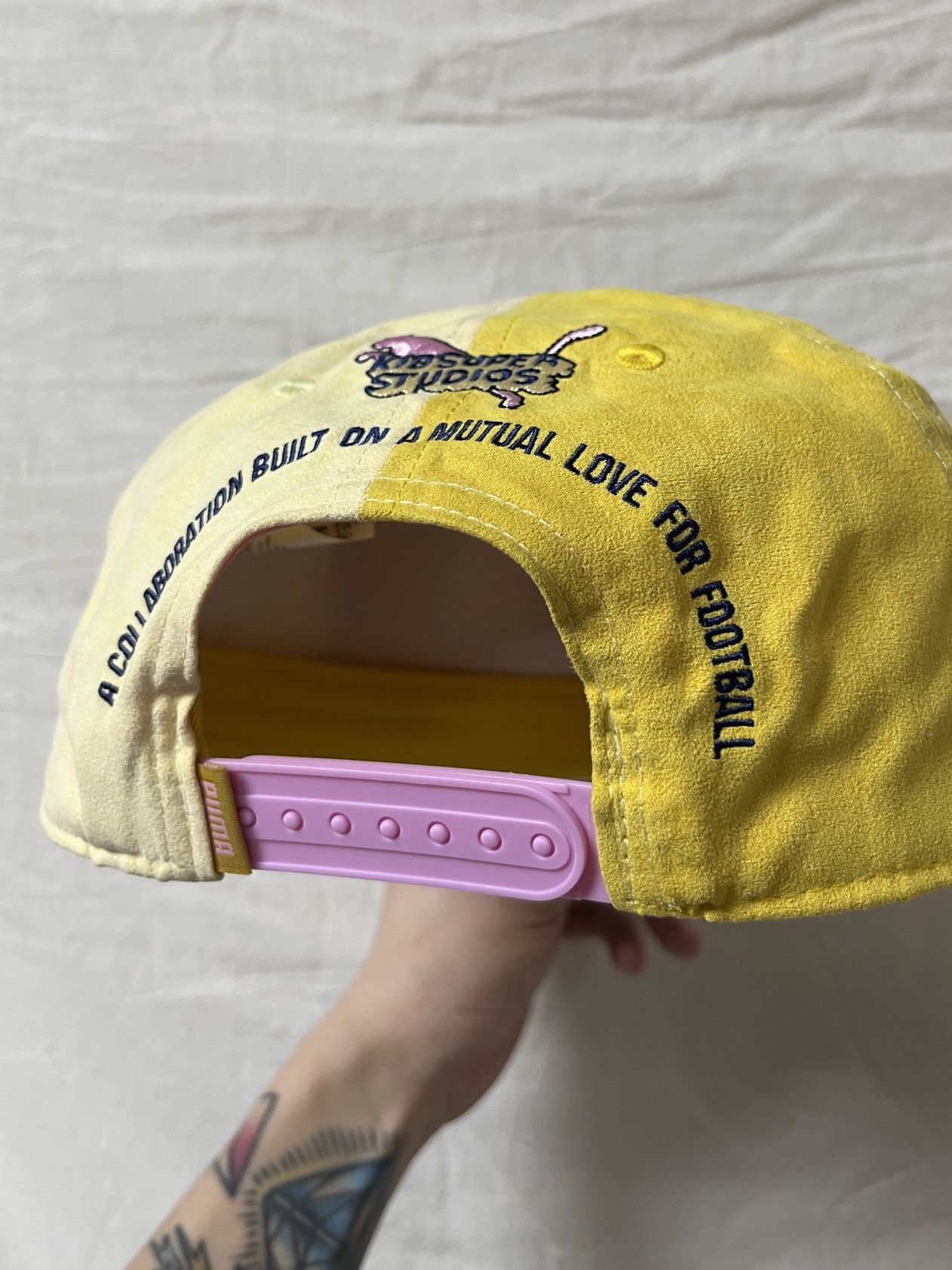 KidSuper × Puma Rare Puma Kidsuper Studio Multicolor Suedette Adjustable Hat Size ONE SIZE - 6 Thumbnail