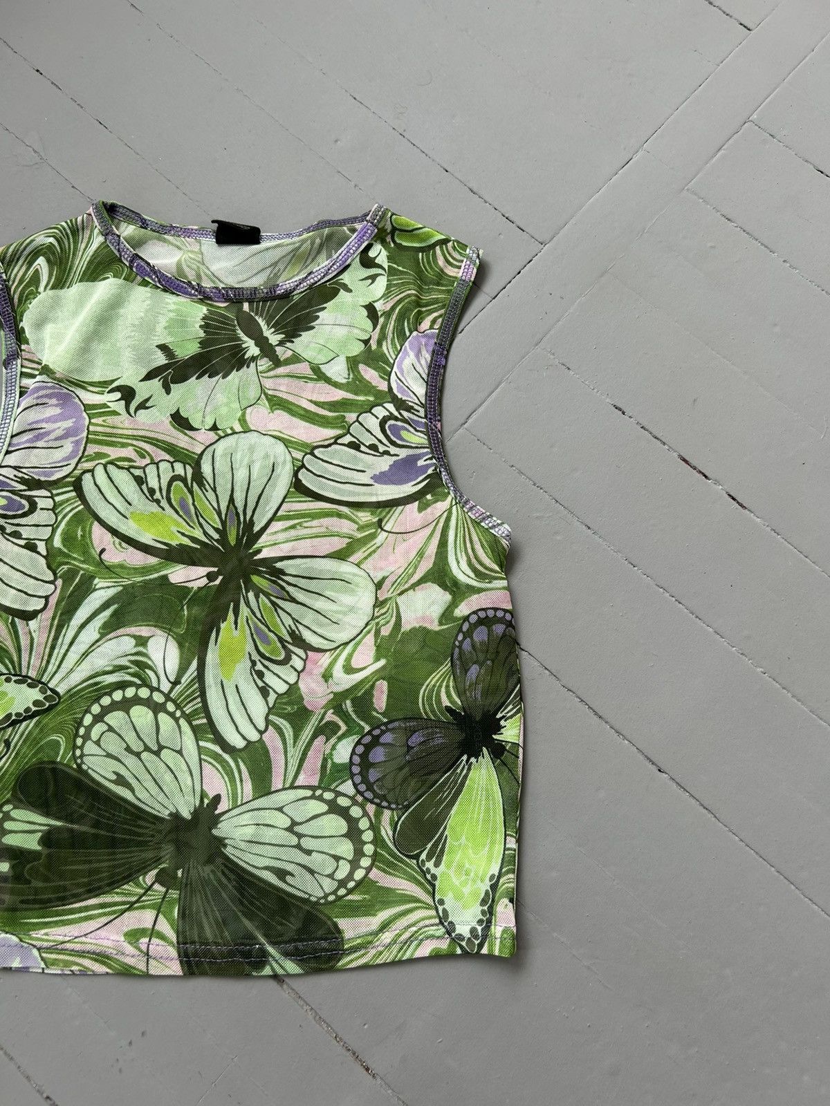 Japanese Brand Urban Outfitters mesh tank top Size S / US 4 / IT 40 - 3 Thumbnail