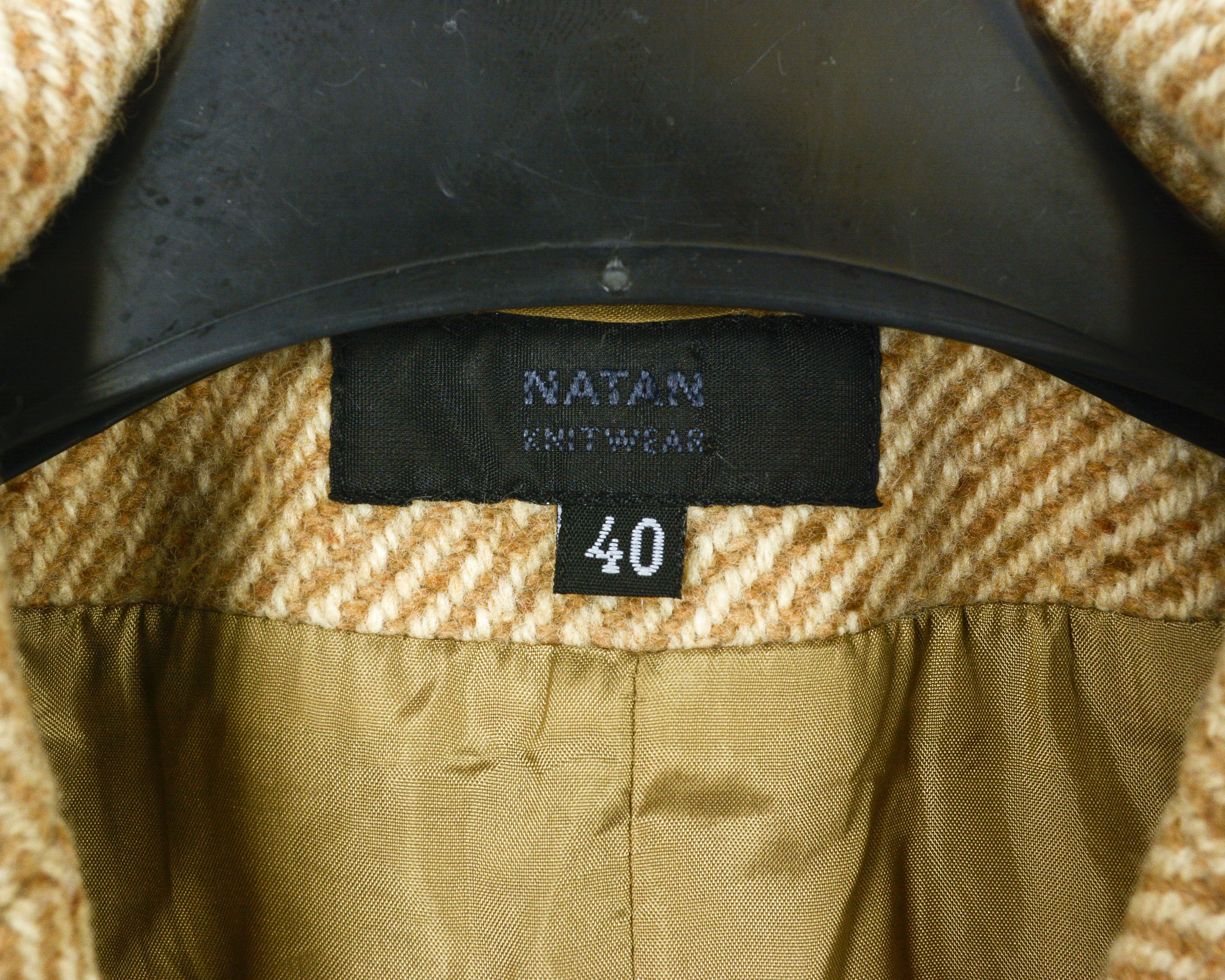 Designer NATAN Knitwear Women EU 40 Wool UK 12 Jacket Coat Blazer Size L / US 10 / IT 46 - 3 Thumbnail