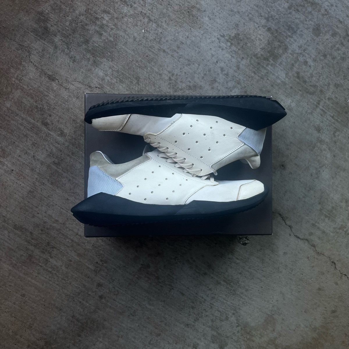 Adidas × Rick Owens Rick Owens Adidas FW14 Tech Runners Size US 7.5 / EU 40-41 - 8 Thumbnail
