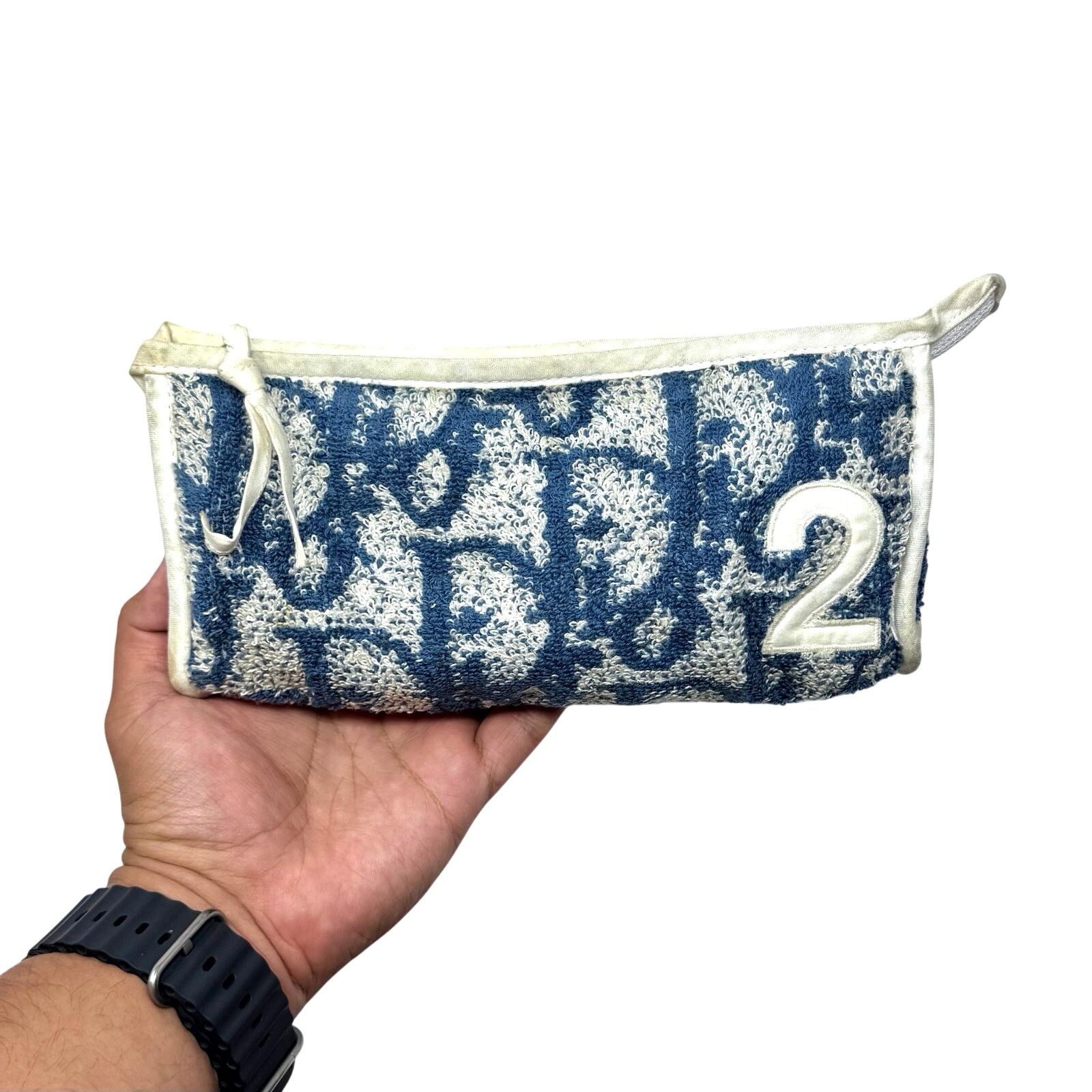 Dior Dior Oblique Terry Cloth Pouch Size ONE SIZE - 6 Thumbnail