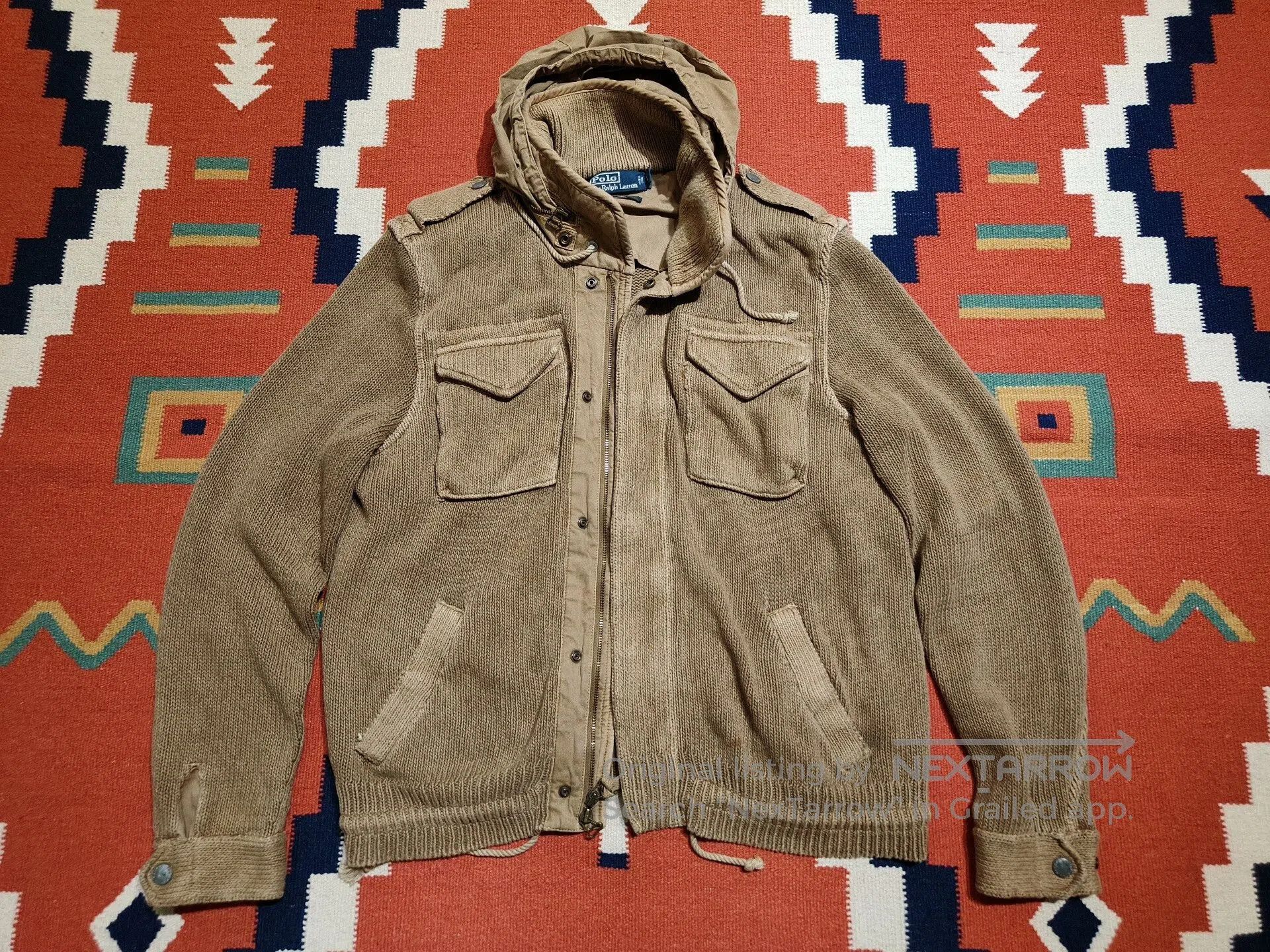 RRL Ralph Lauren Heavyweight Knit Jacket by Ralph Lauren. Size US L / EU 52-54 / 3 - 1 Thumbnail