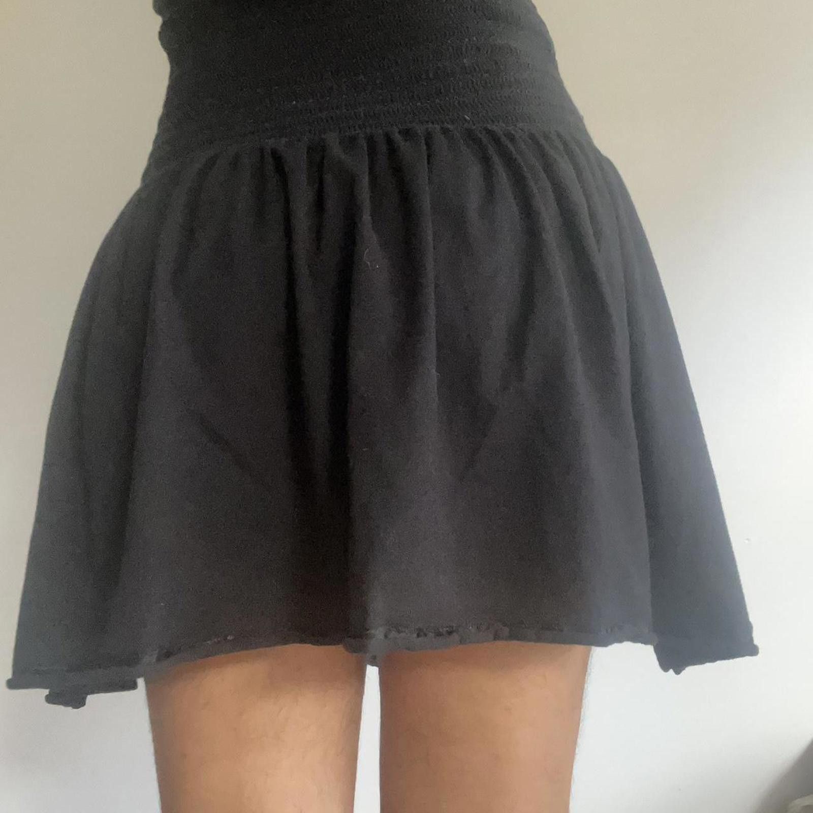 Other Black mini skirt with elastic waistband Size 32" / US 10 / IT 46 - 2 Thumbnail