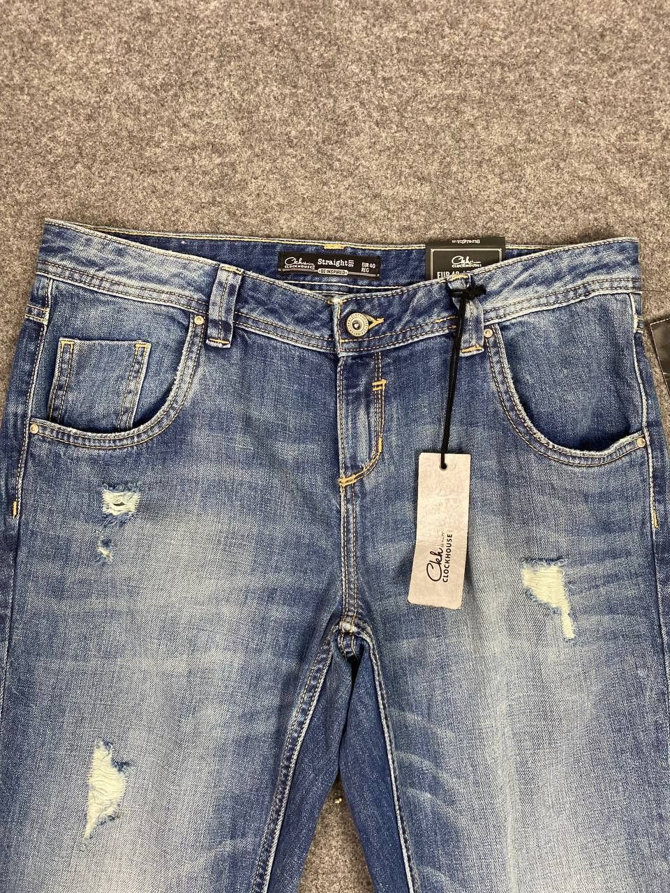 Other clockhouse denim straight cut distressed design Size 34" / US 12 / IT 48 - 8 Thumbnail