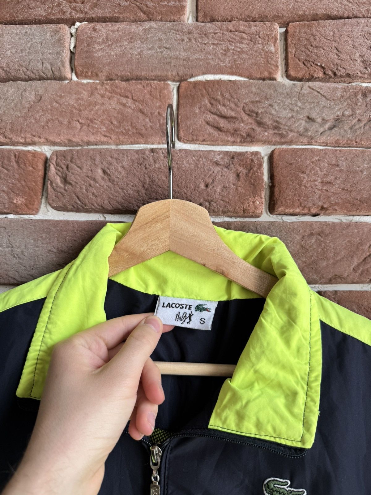 Lacoste Vintage Lacoste Andy Roddick Windbreaker Jacket Drill Size US S / EU 44-46 / 1 - 4 Thumbnail