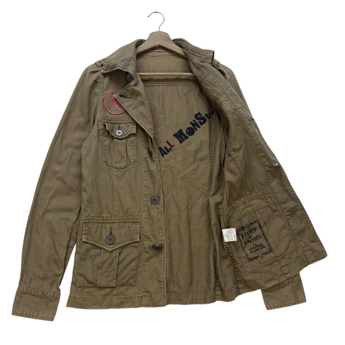 Hysteric Glamour Destroy All Monsters Peanut Butter Motherfucker Army Size S / US 4 / IT 40 - 4 Thumbnail
