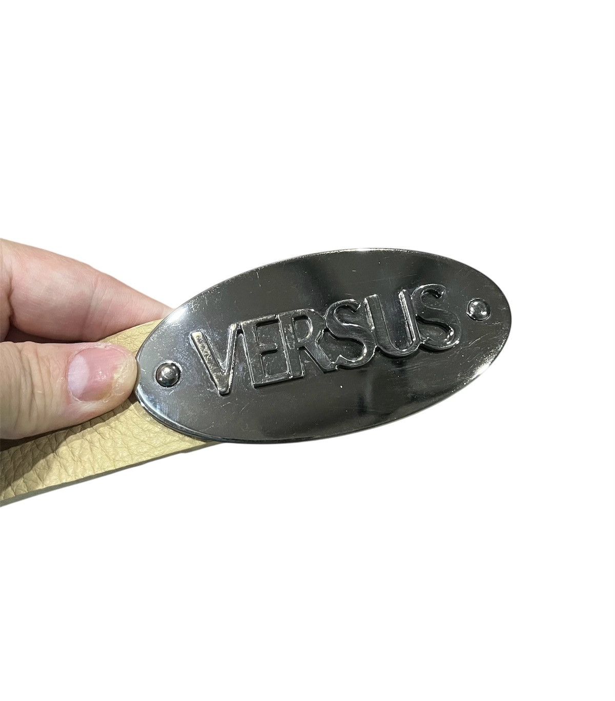 Versace Vintage Versus Versace Leather Belt Size ONE SIZE - 2 Thumbnail