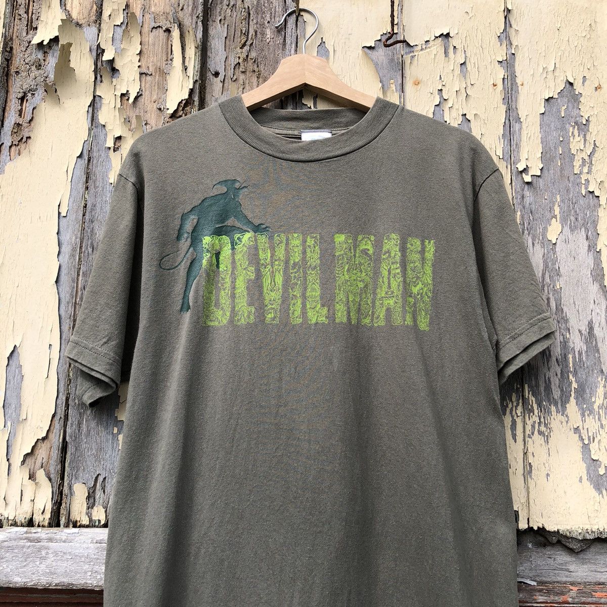 Anime Vintage 90s Faded DEVIL MAN Anime Tshirt Size US M / EU 48-50 / 2 - 3 Thumbnail