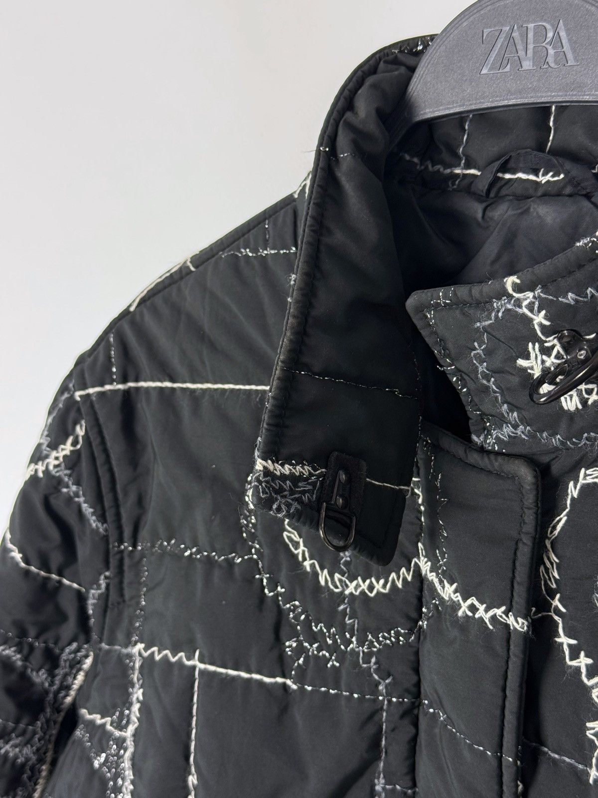Fay Fay Embroidered Quilted Jacket Size L / US 10 / IT 46 - 7 Thumbnail