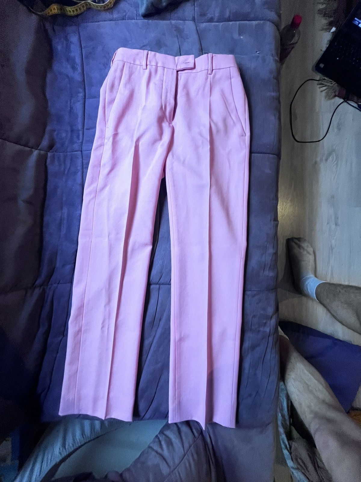 image of Helmut Lang Suit Trousers in Pink, Women's (Size 28)