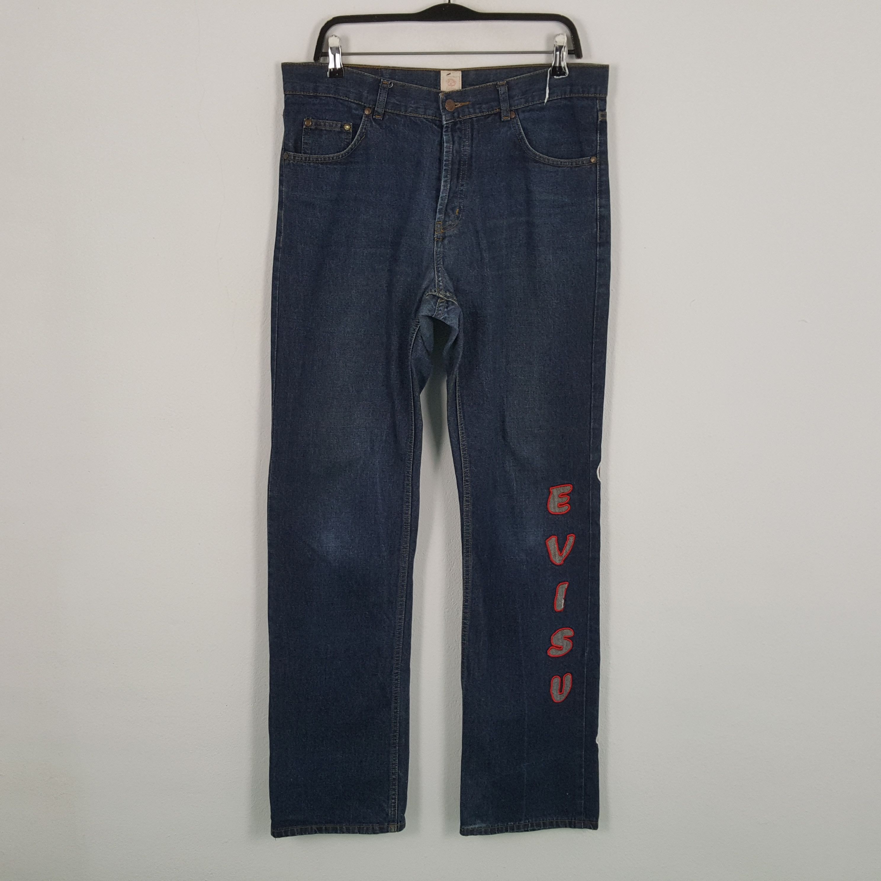 Japanese Brand × Vintage EVISU Japanese Brand Streetwear Custom Daicock Style Jeans Size US 31 - 4 Thumbnail