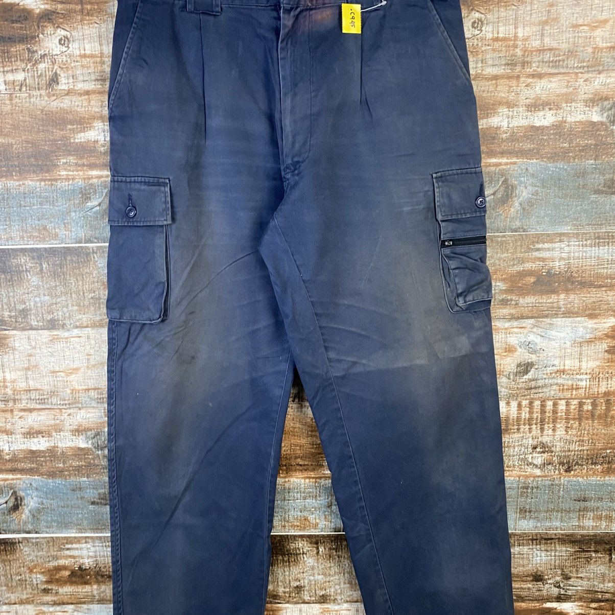 Japanese Brand DL Japanese Brand Blue Cargo Multipocket Pants #C945 Size US 32 / EU 48 - 5 Thumbnail