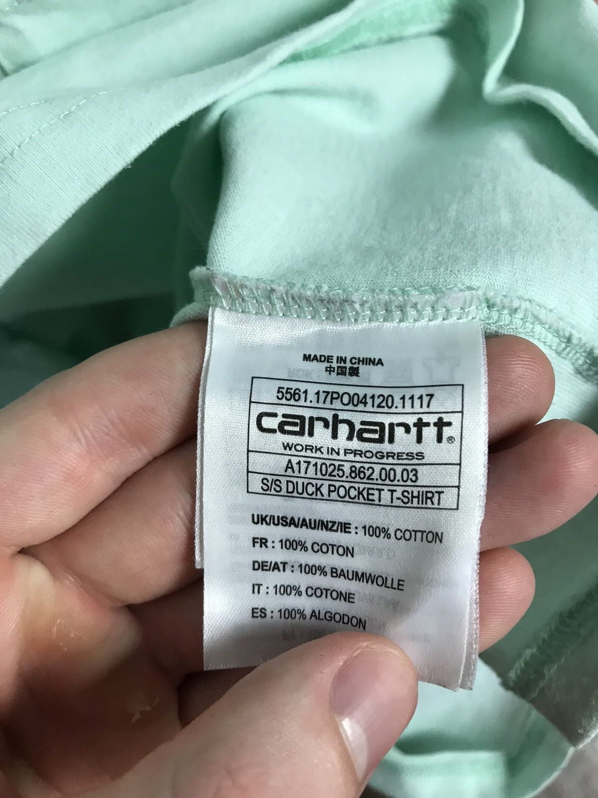 Carhartt Carhartt duck pocket t shirt Size US L / EU 52-54 / 3 - 5 Thumbnail