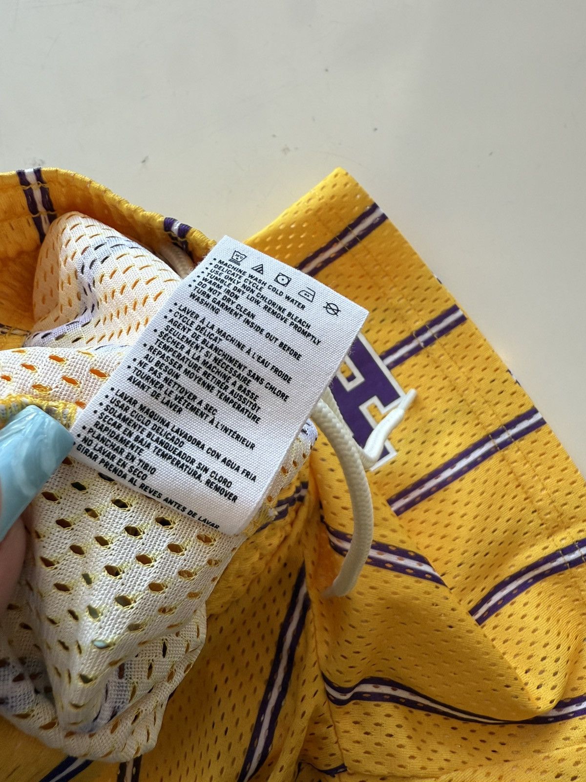 Eric Emanuel × New Era Eric emmanual/Los Angeles Lakers mesh short Size US 26 / EU 42 - 11 Thumbnail