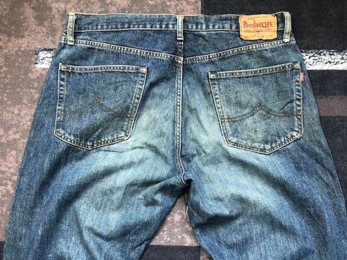 If Six Was Nine Vintage 80s Bobson Lot 512 Distressed Baggy Jeans Size US 38 / EU 54 - 7 Thumbnail