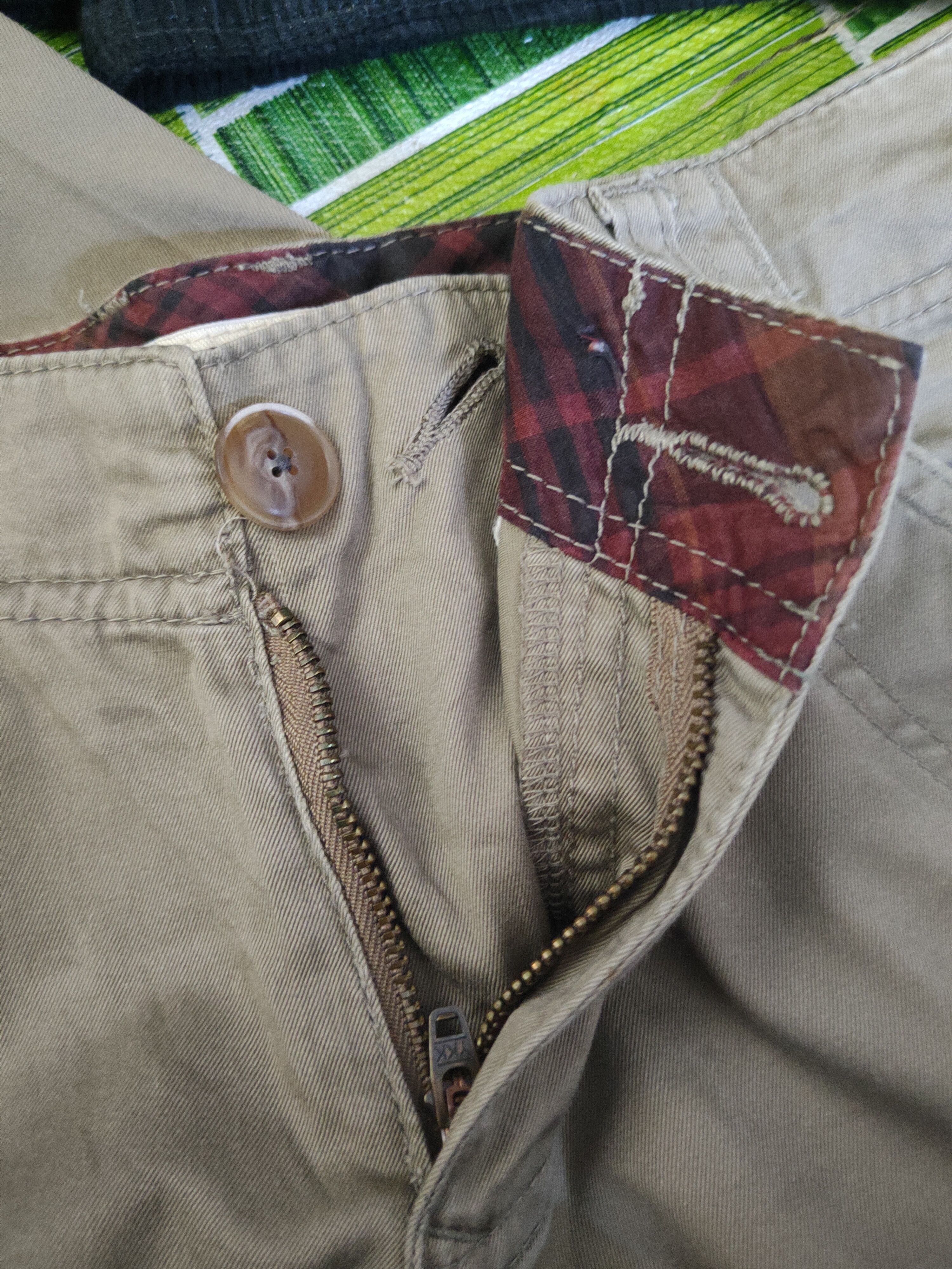 Japanese Brand DL Rope Picnic Beige Multipocket Cargo Pants #2676 Size 28" / US 6 / IT 42 - 14 Thumbnail