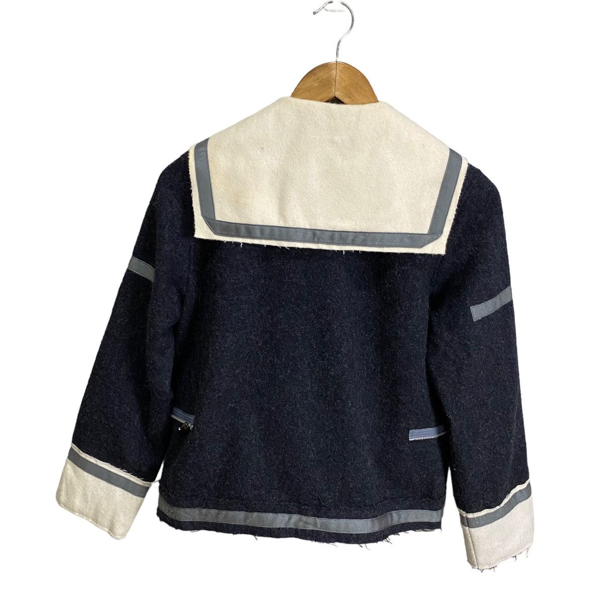 Designer HERE THERE WOOL CROPPED ZIPPER JACKET Size US S / EU 44-46 / 1 - 4 Thumbnail