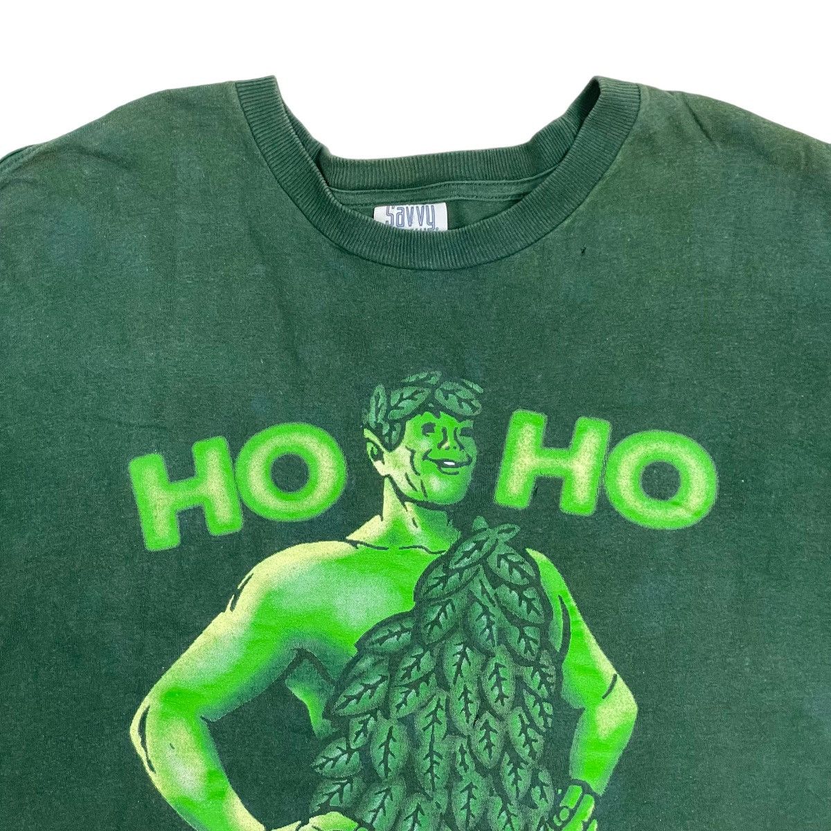 Vintage 🔥LAST PRICE🔥 VTG 1996 Pillsbury Jolly Green Giant Weed Tee Size US XL / EU 56 / 4 - 3 Thumbnail
