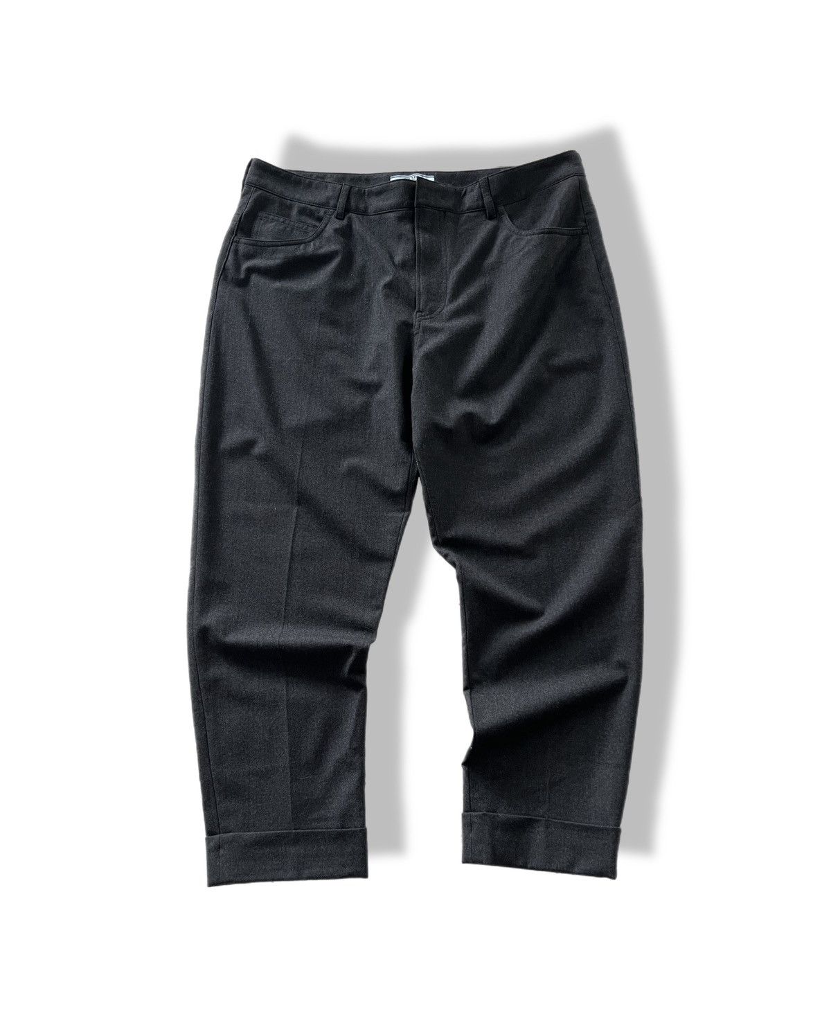 Prada Prada Wool Trousers Dark Grey Men’s Casual Pants 32 Size Size US 32 / EU 48 - 1 Thumbnail