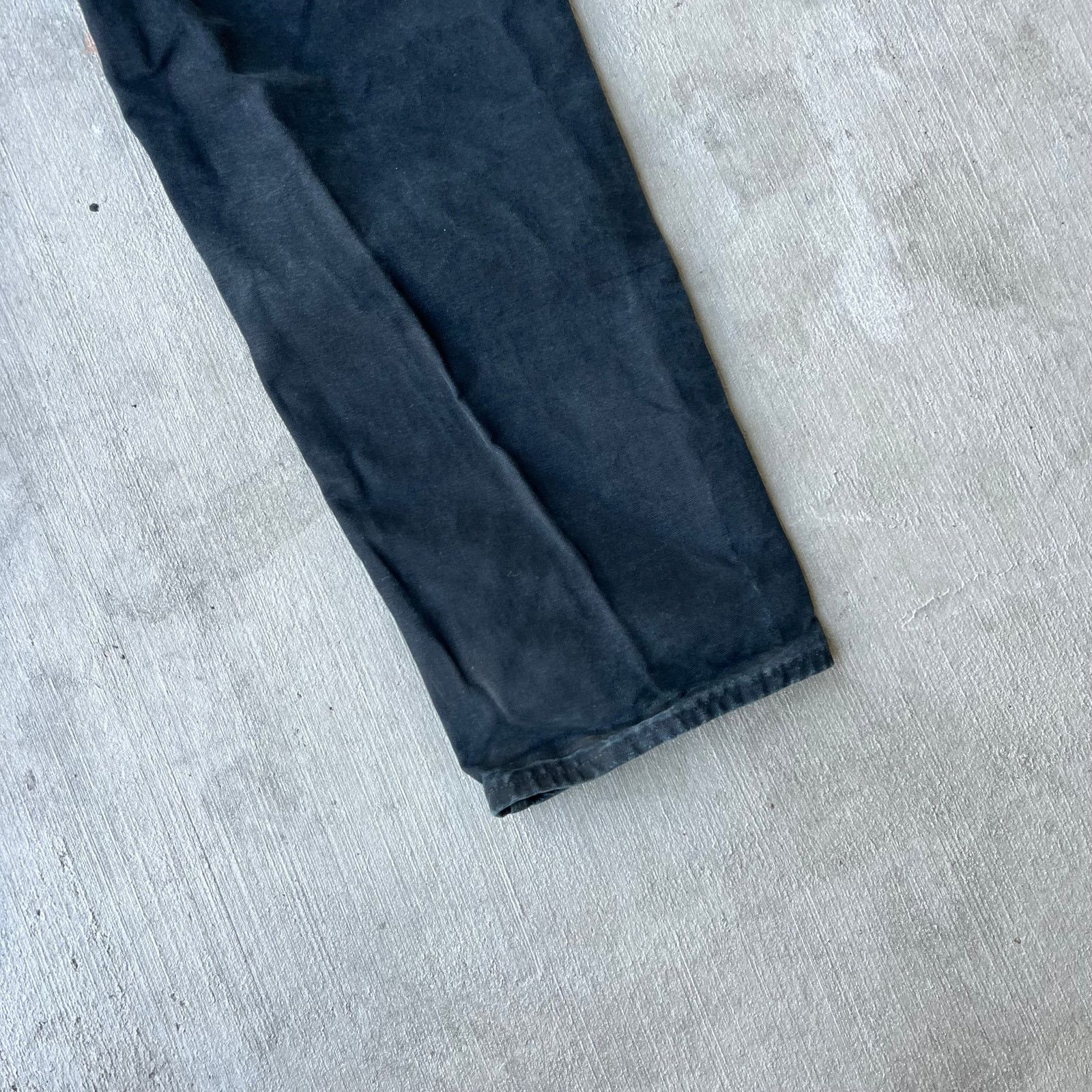 Carhartt × Vintage Carhartt faded black double knee work wear carpenter pants Size US 33 - 10 Thumbnail