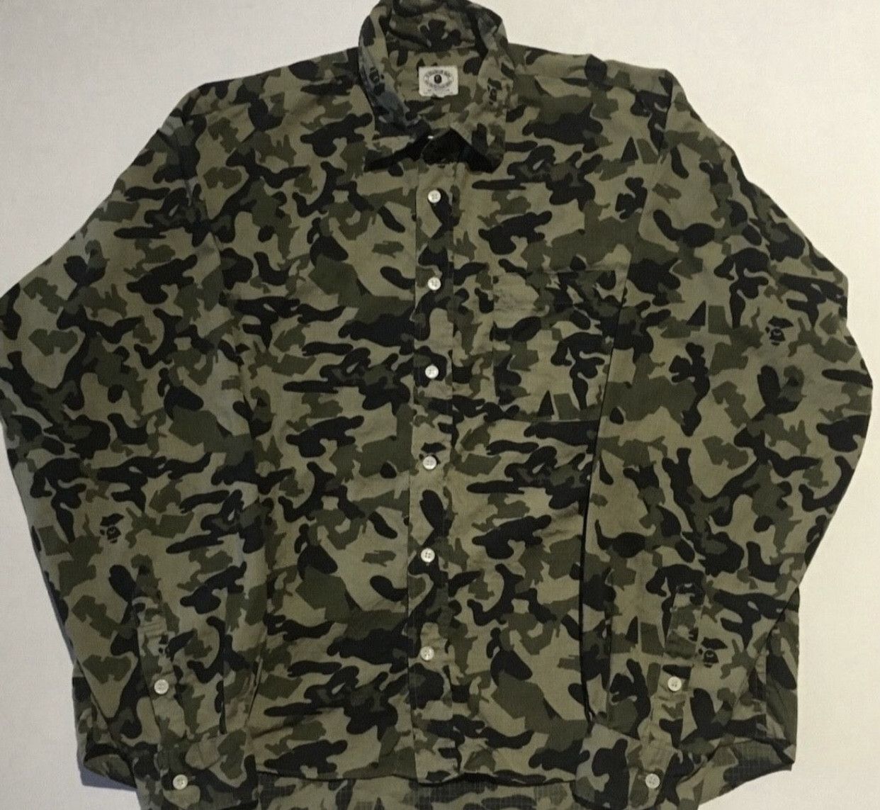 Bape Bape camo long sleeve button up shirt Size US L / EU 52-54 / 3 - 1 Thumbnail
