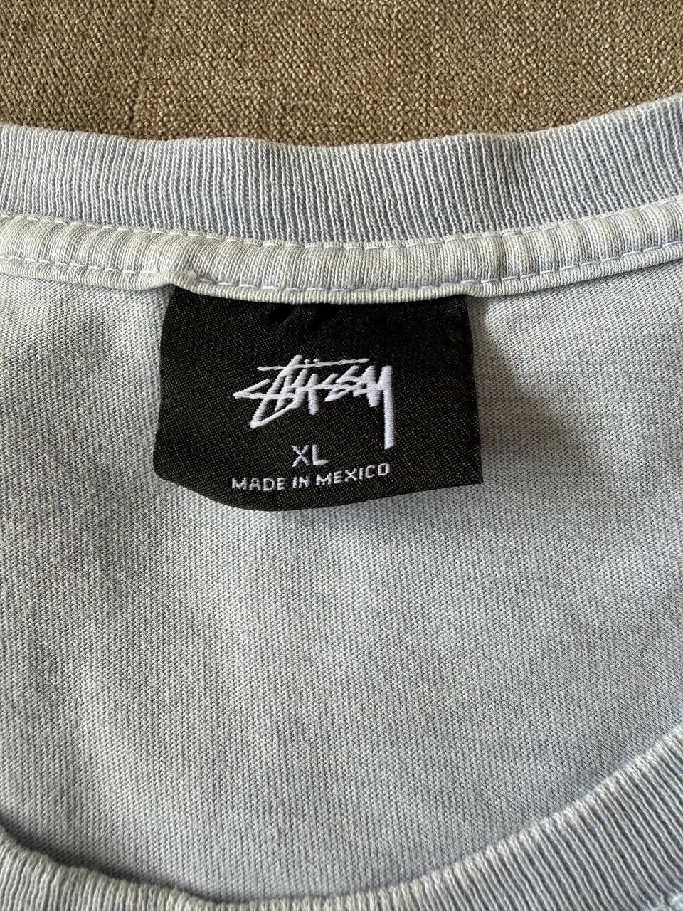 Stussy Stussy baby blue t-shirt oversize Size US XL / EU 56 / 4 - 5 Thumbnail