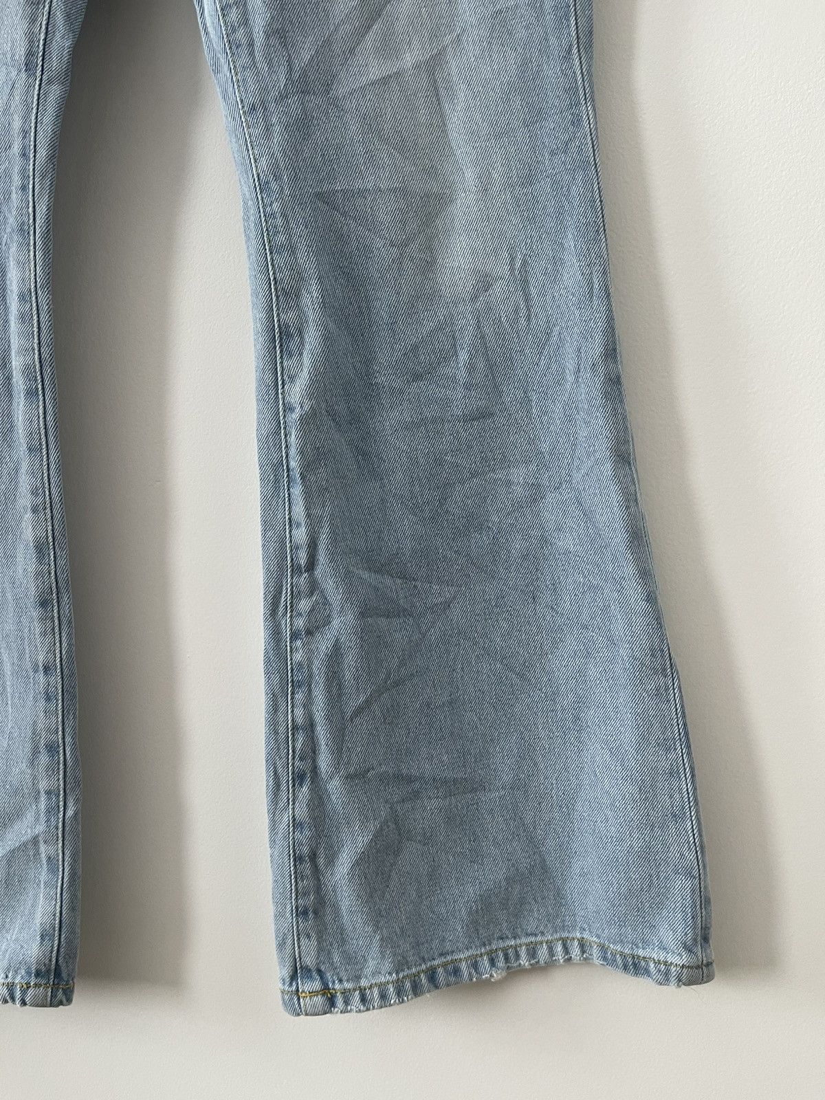 Fiorucci Rare Vintage FIORUCCI Button Fly Flare Bootcut Size US 26 / EU 42 - 10 Thumbnail