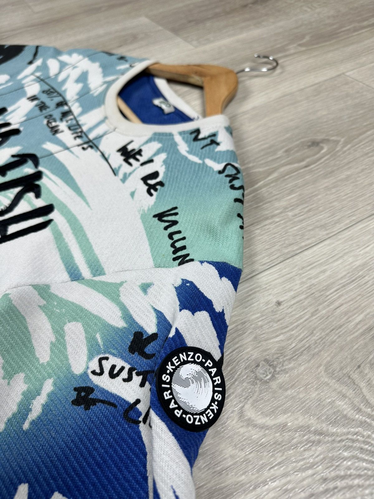 Kenzo Kenzo Graphic T-Shirt No Fish No Nothing Size US M / EU 48-50 / 2 - 4 Thumbnail