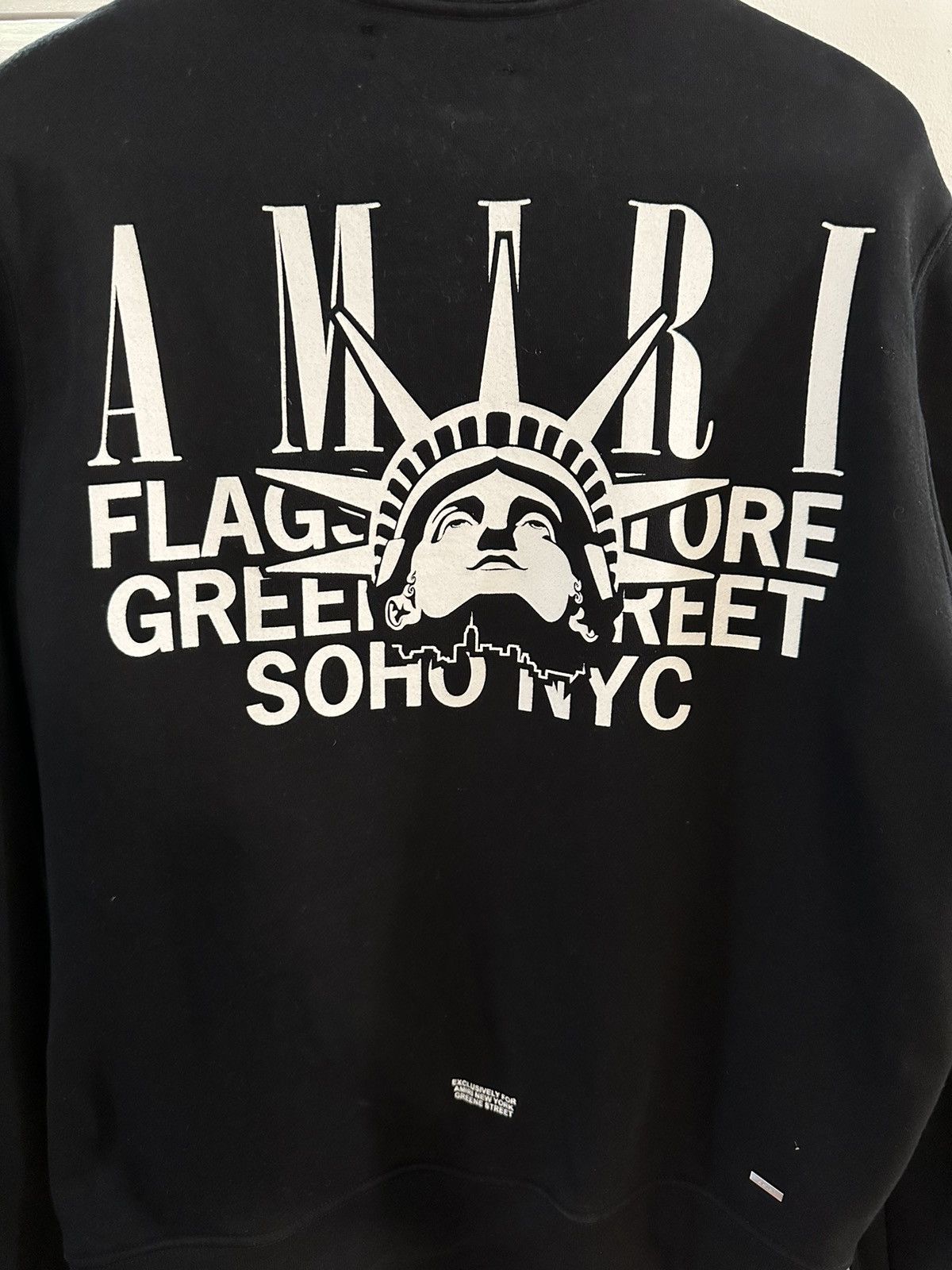 image of Amiri Nyc Store Sweatshirt in Black, Men's (Size Small)