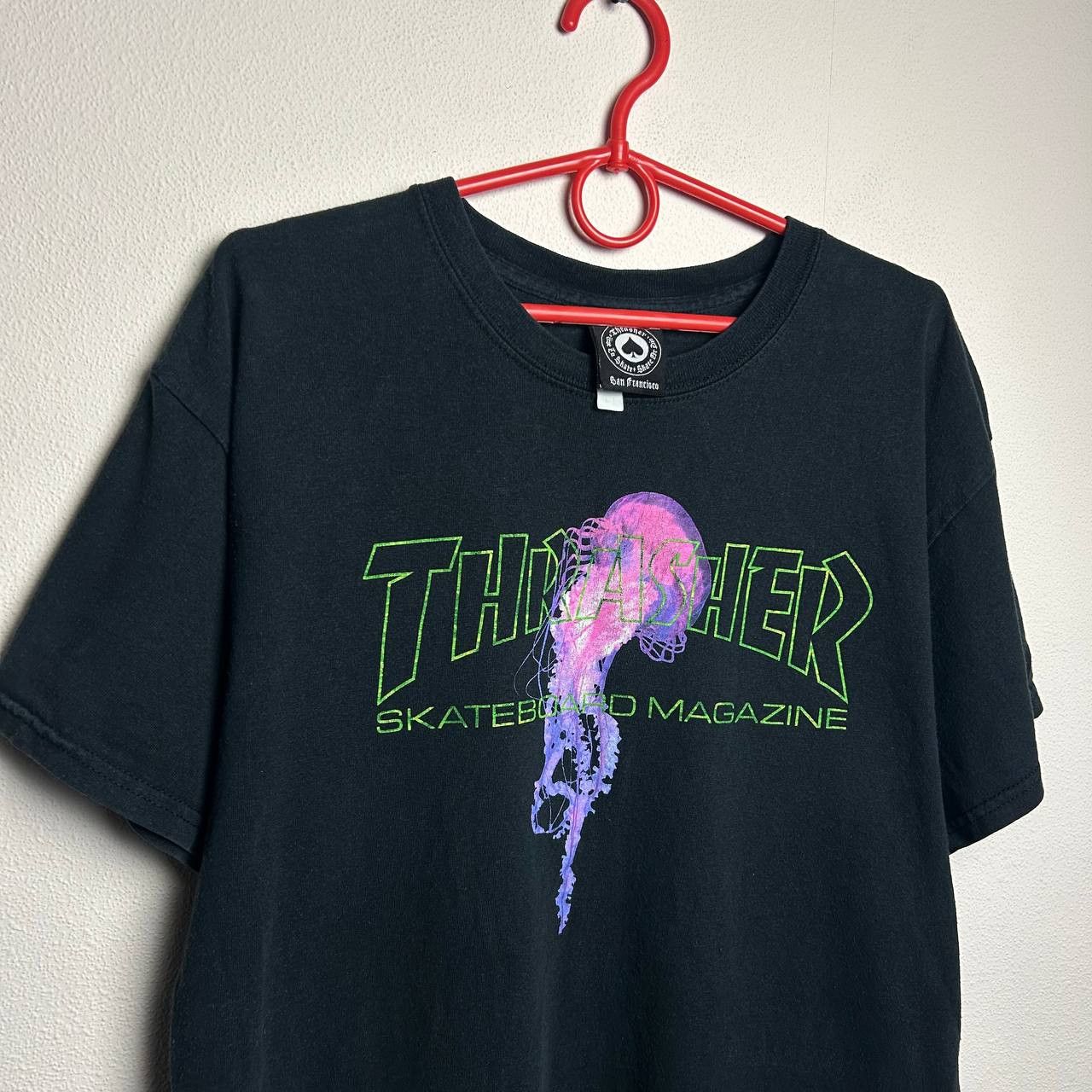 Thrasher Mens Thrasher Medusa Big graphic logo skate y2k tee Size US L / EU 52-54 / 3 - 2 Thumbnail